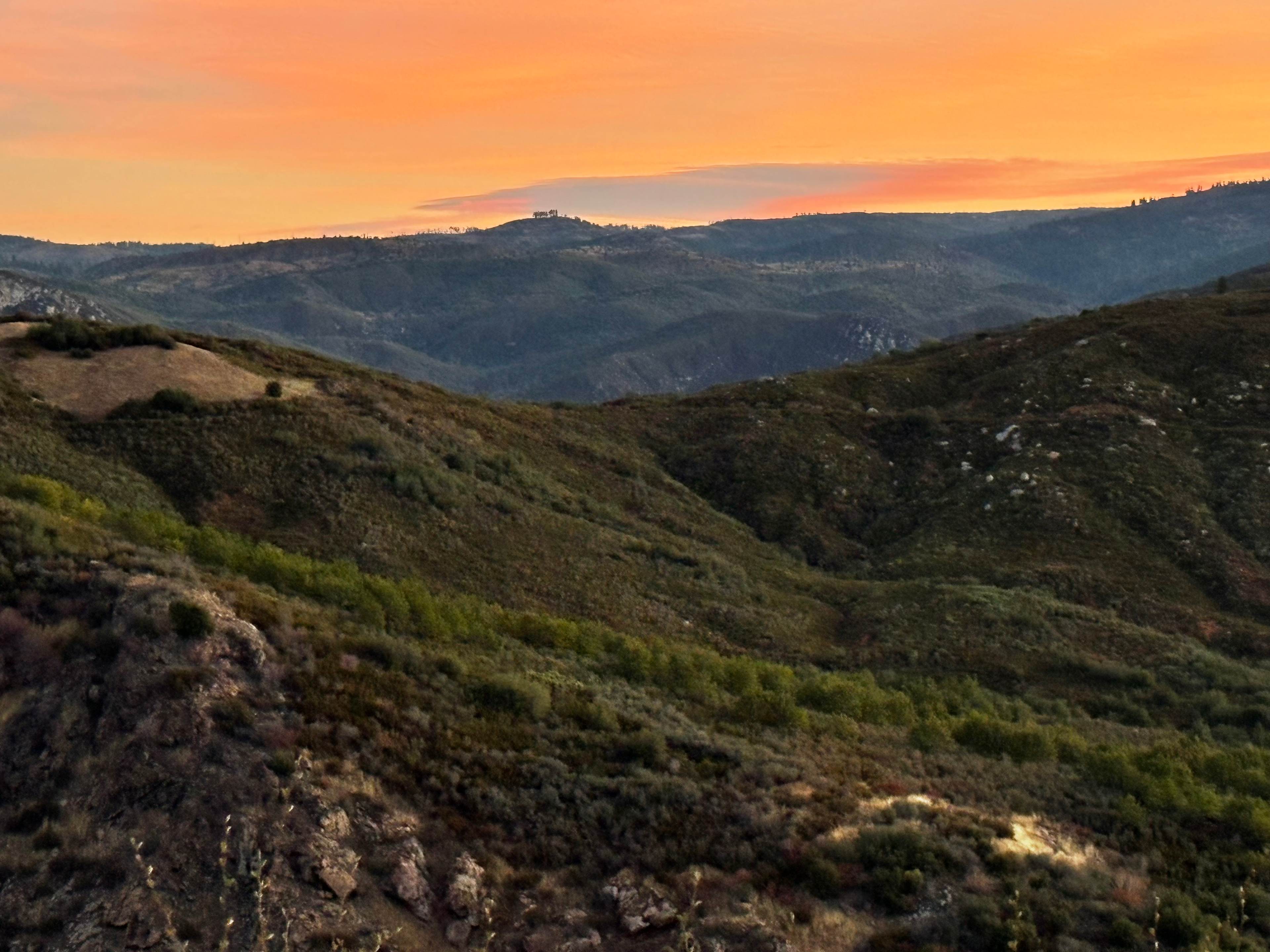 Sunrise from the site!