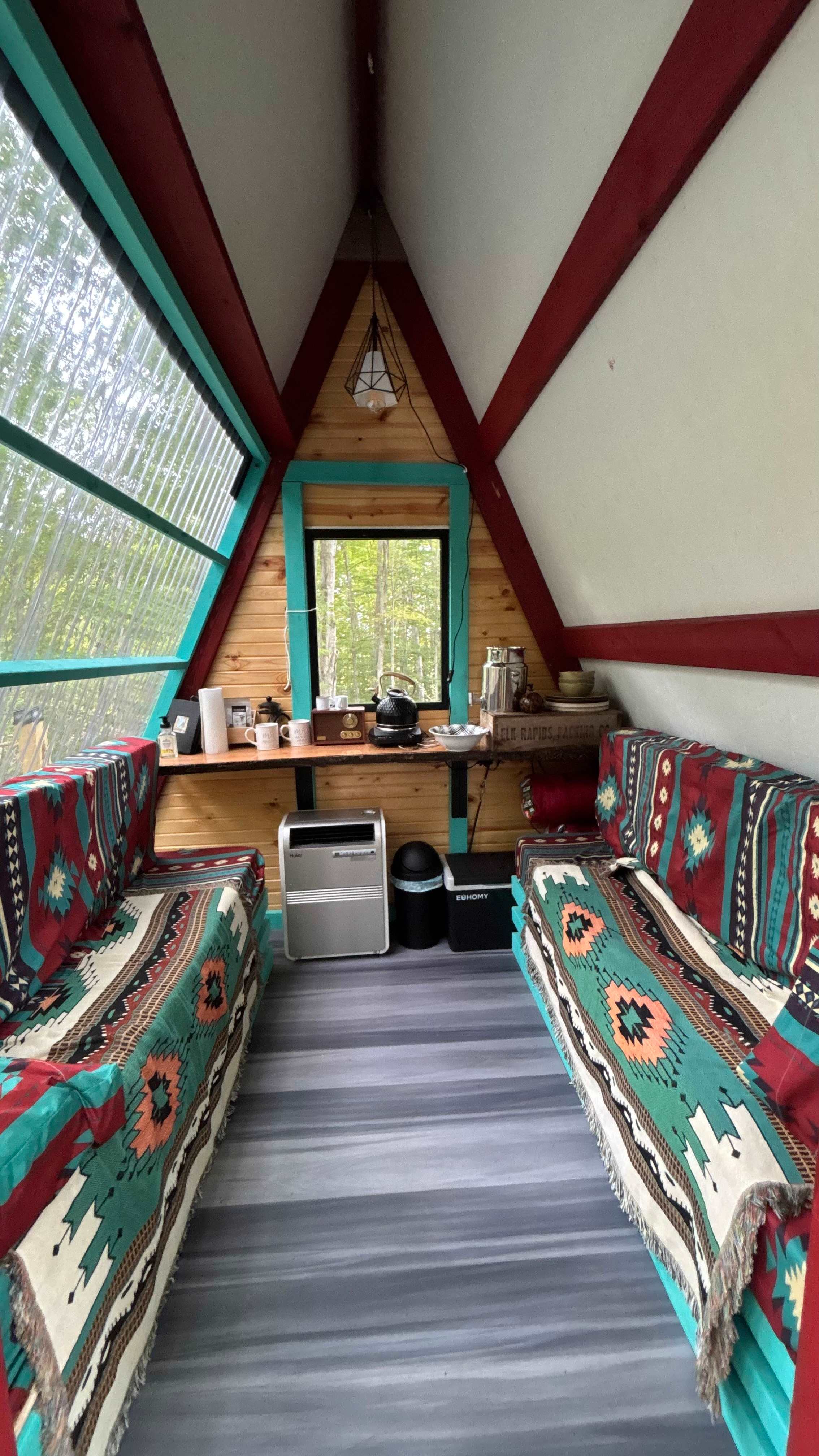 Treehouse Convertible A-Frame Cabin