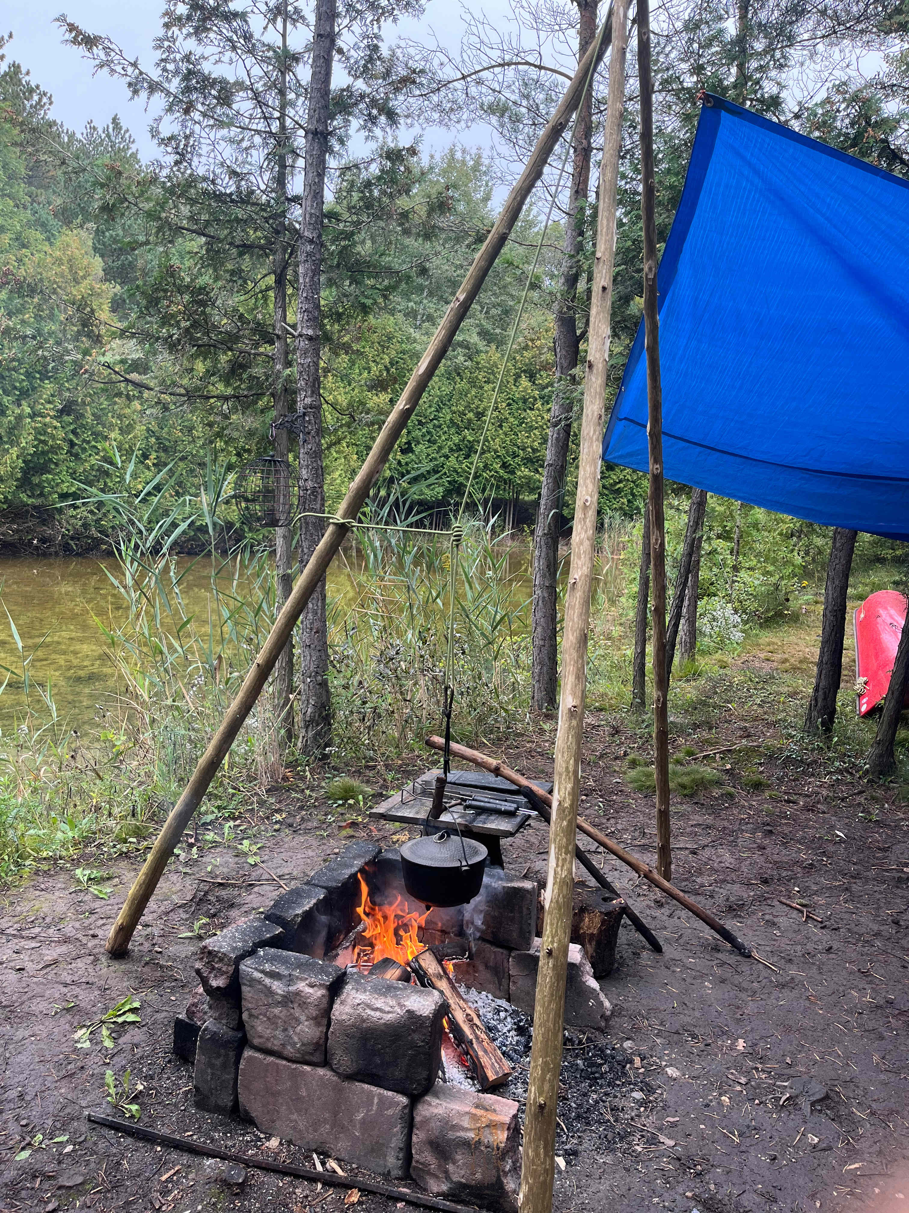 We love tripod cooking
