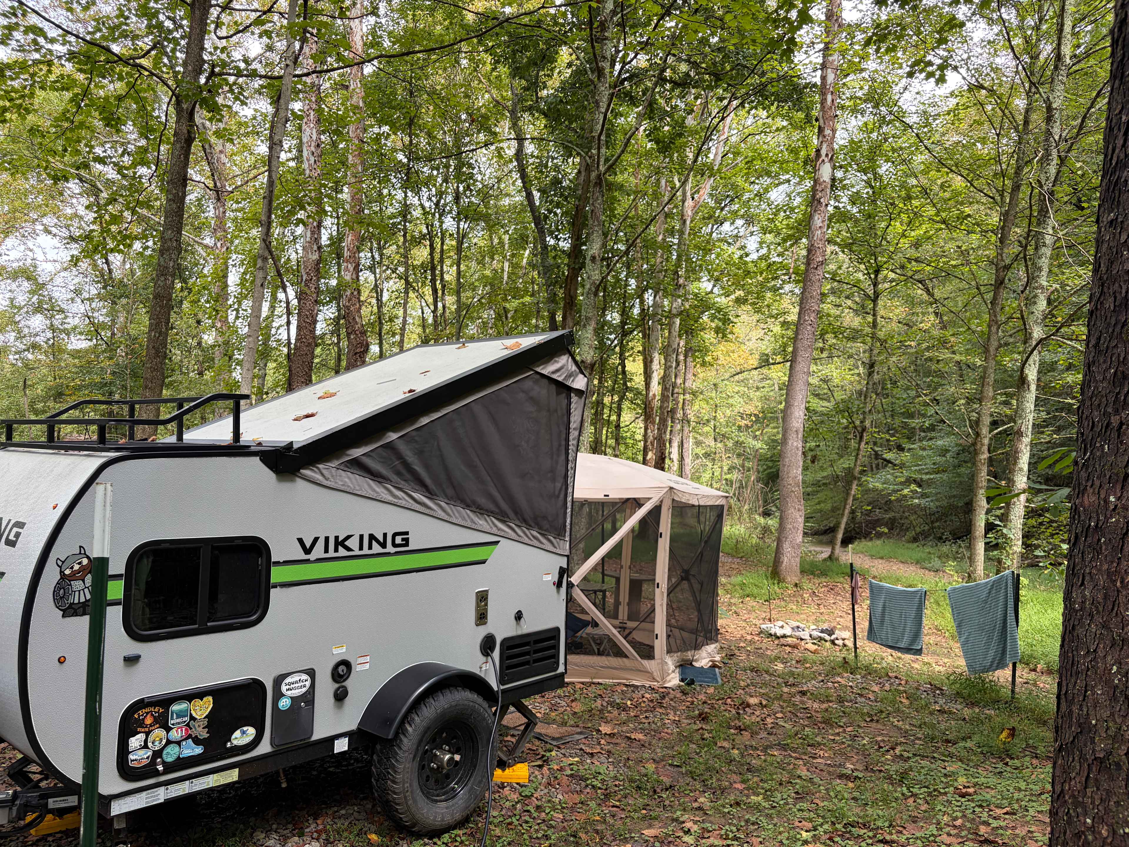 Madtom campsite.