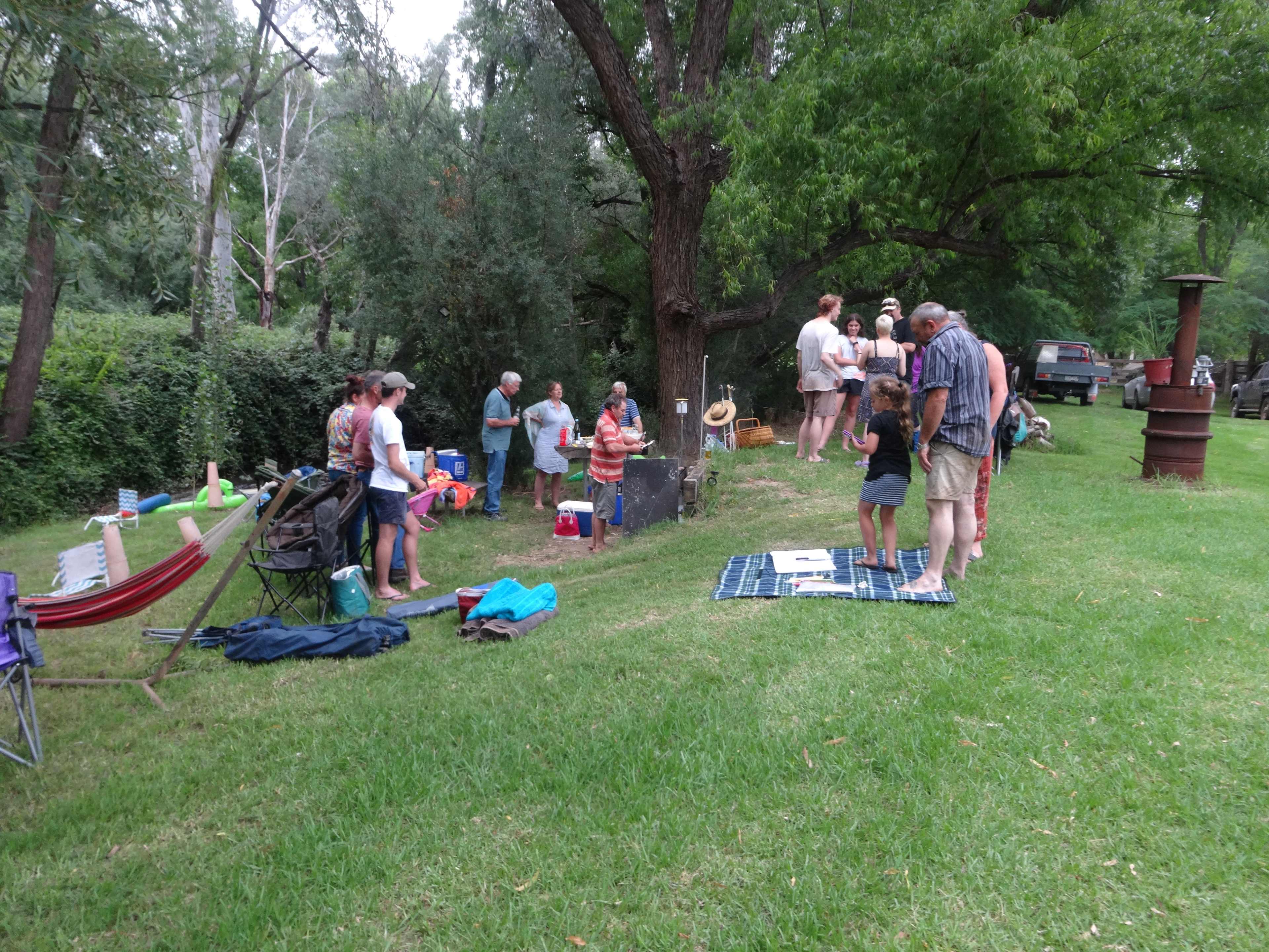 Boggy Creek BBQ area available for guests