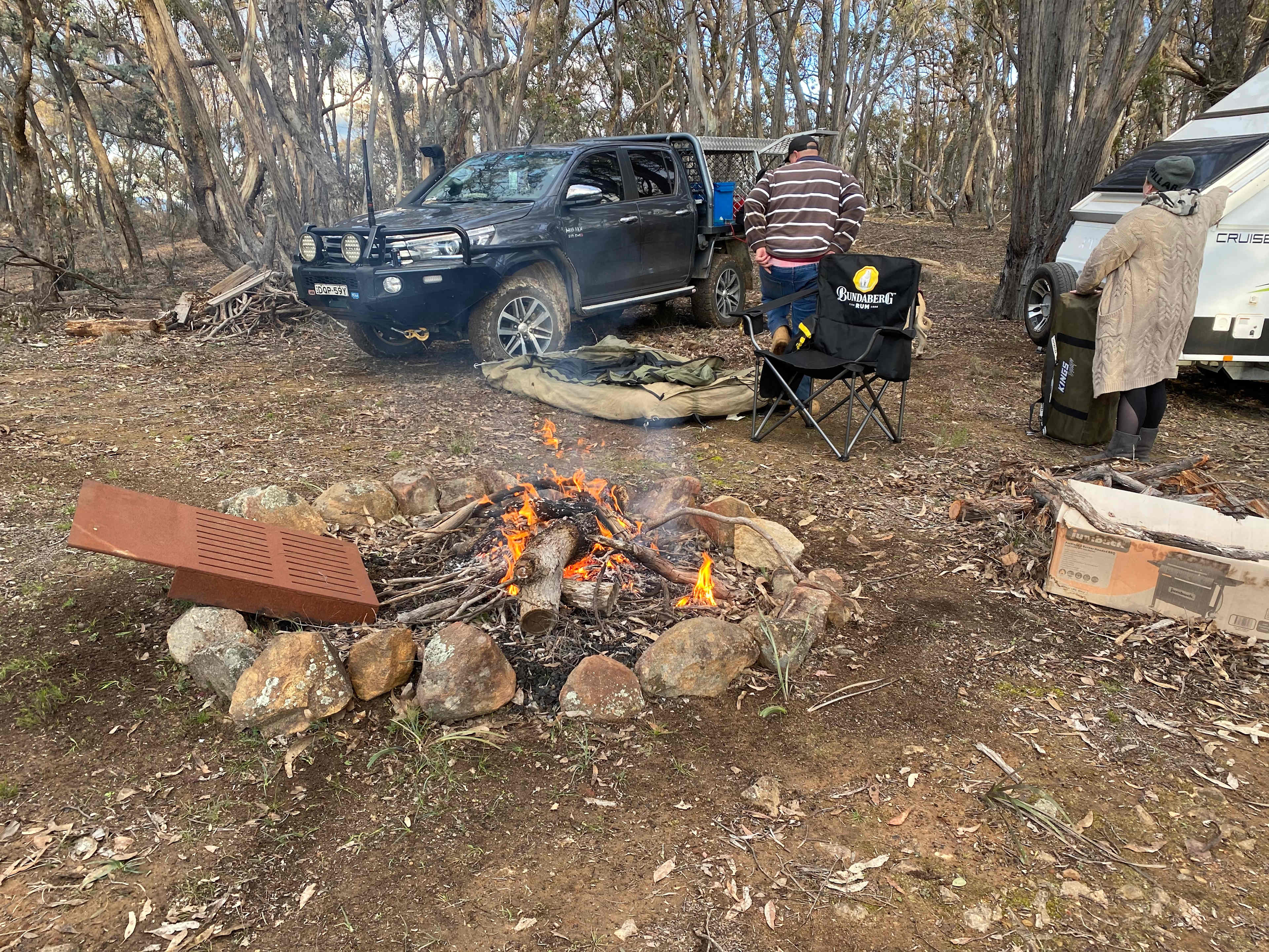 Setting up for the weekend 