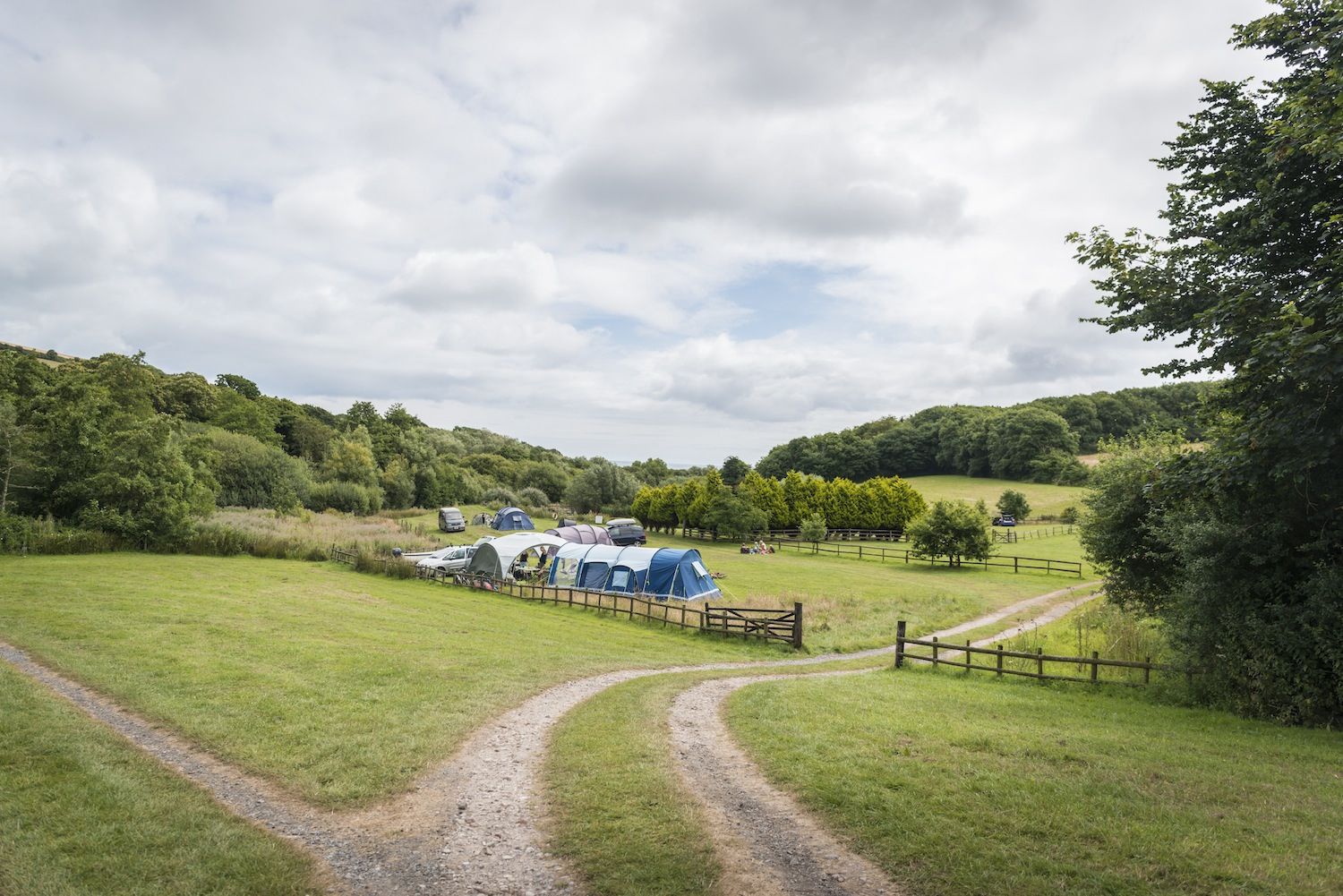 A secret, secluded campsite with wonderful Dorset views.