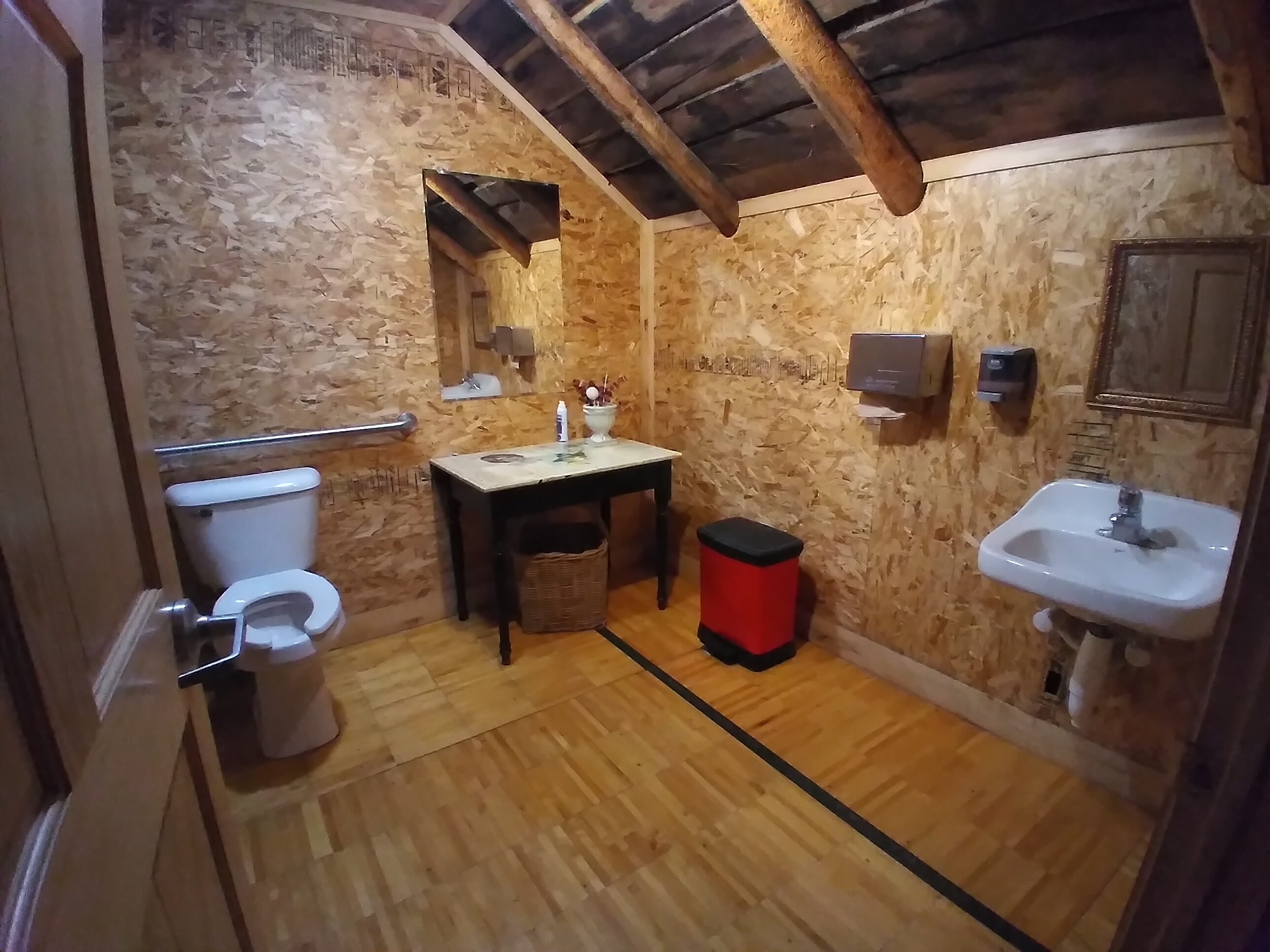 Mens and Women's Bathrooms 