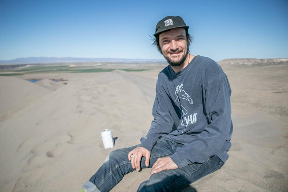 Enjoying the high dune all to ourselves! 