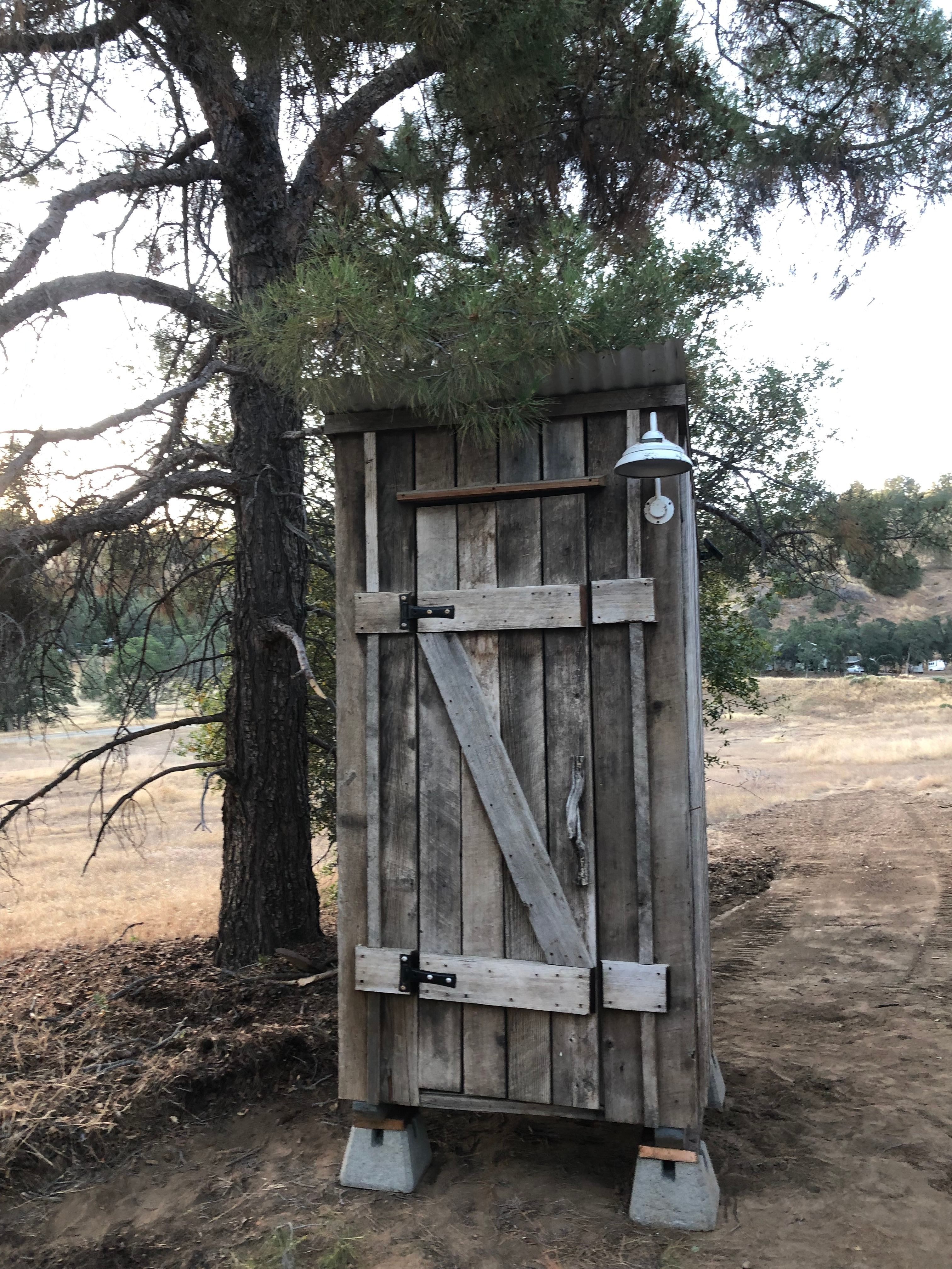 Our unique out house for campsite #2&3