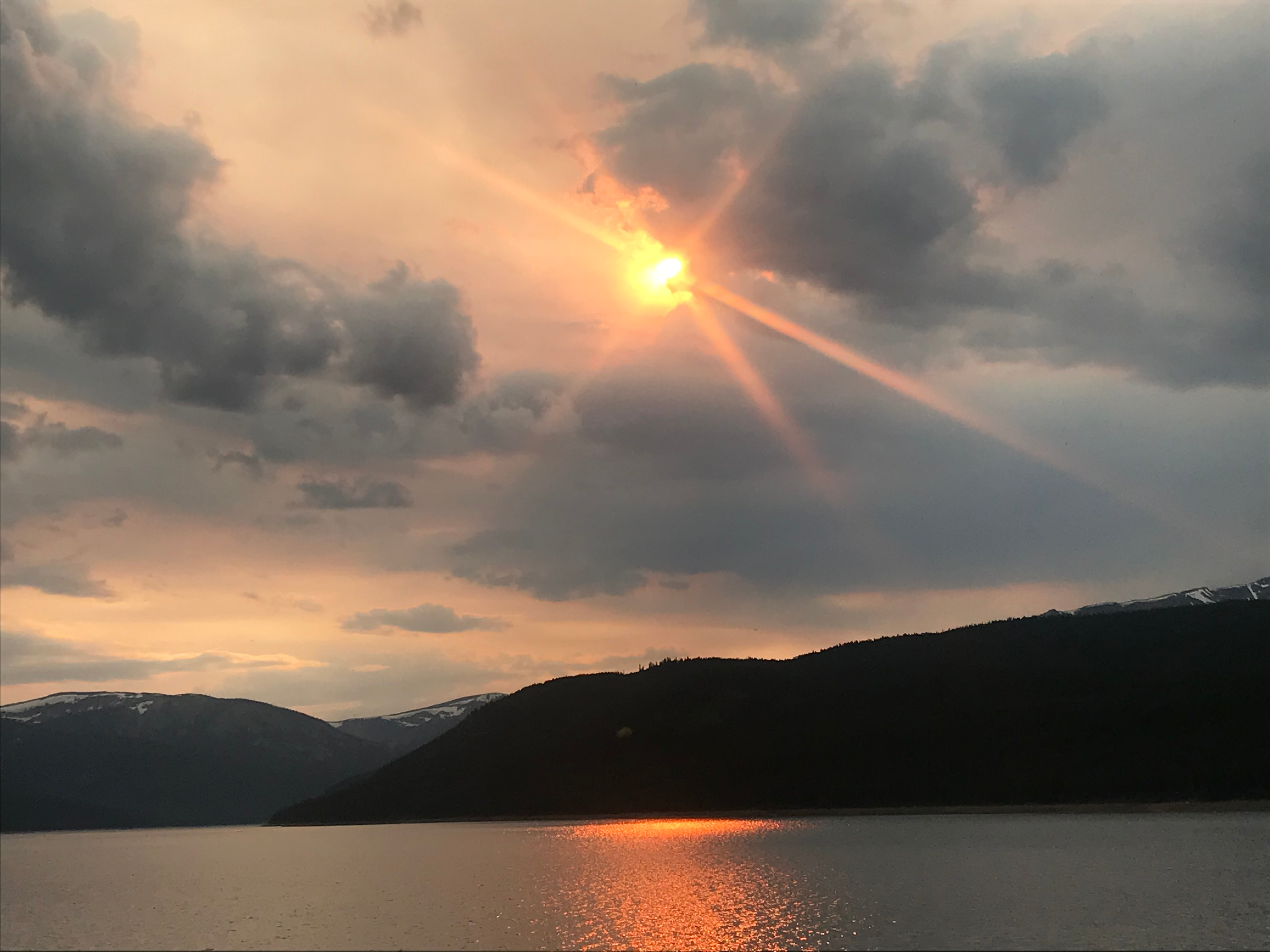 Sunset at Baby Doe beach