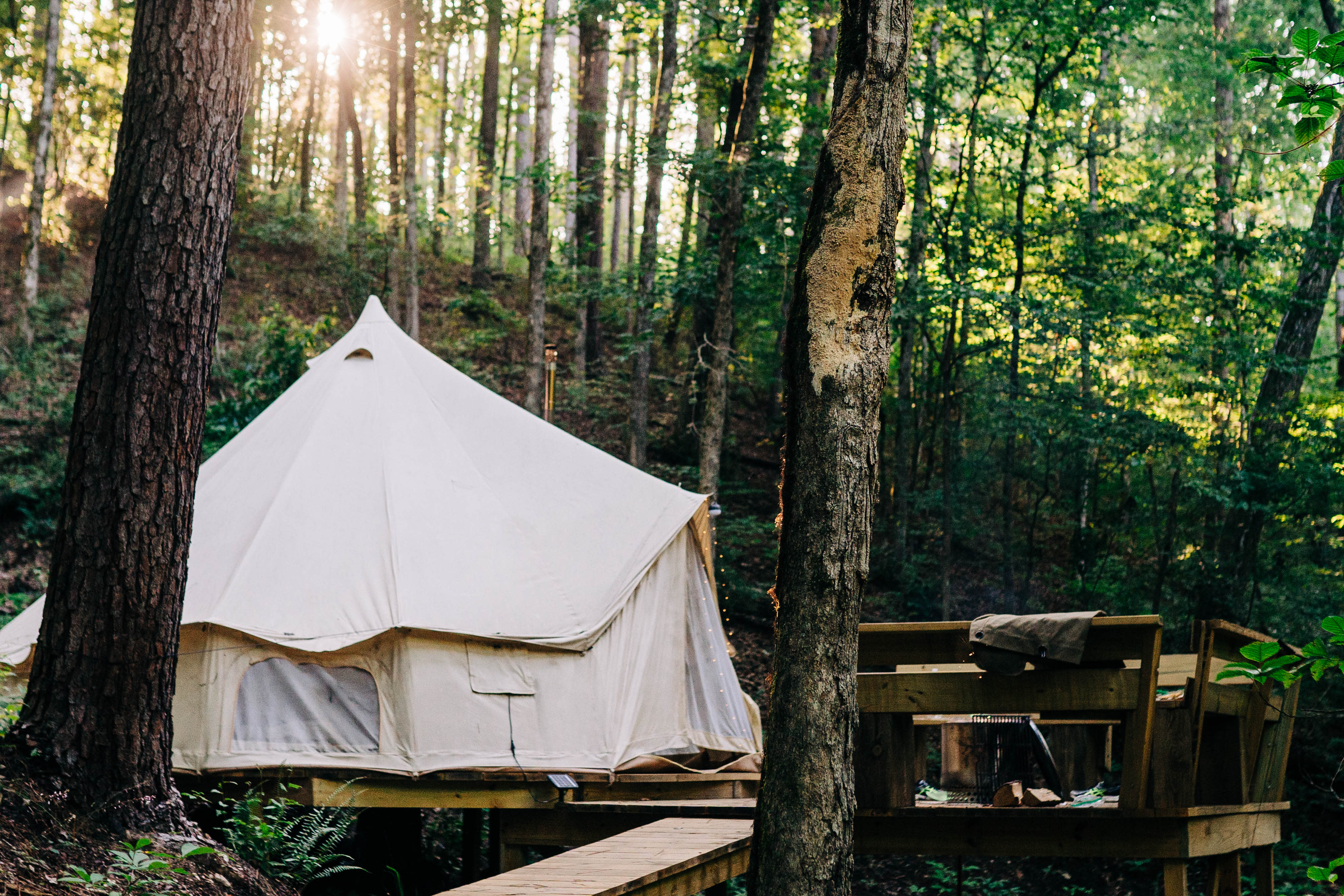 The tent in all its glory!