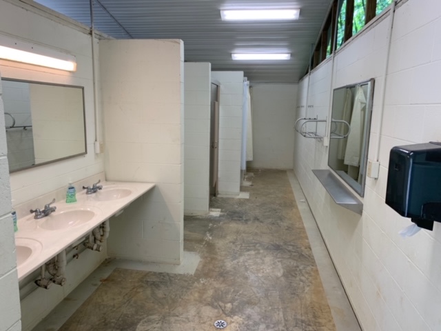 This is what the bath houses look like on the inside.