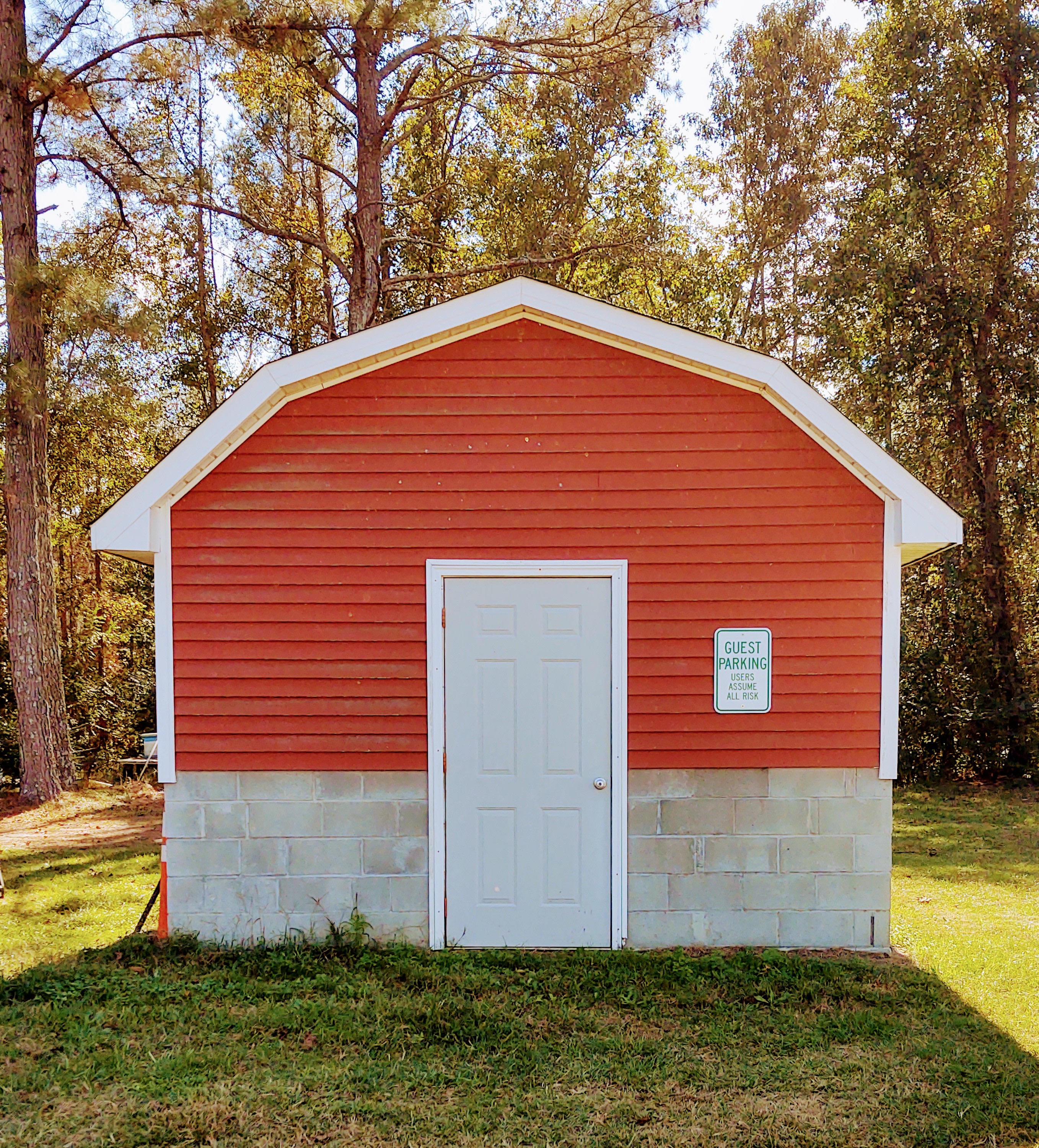 Well house parking area