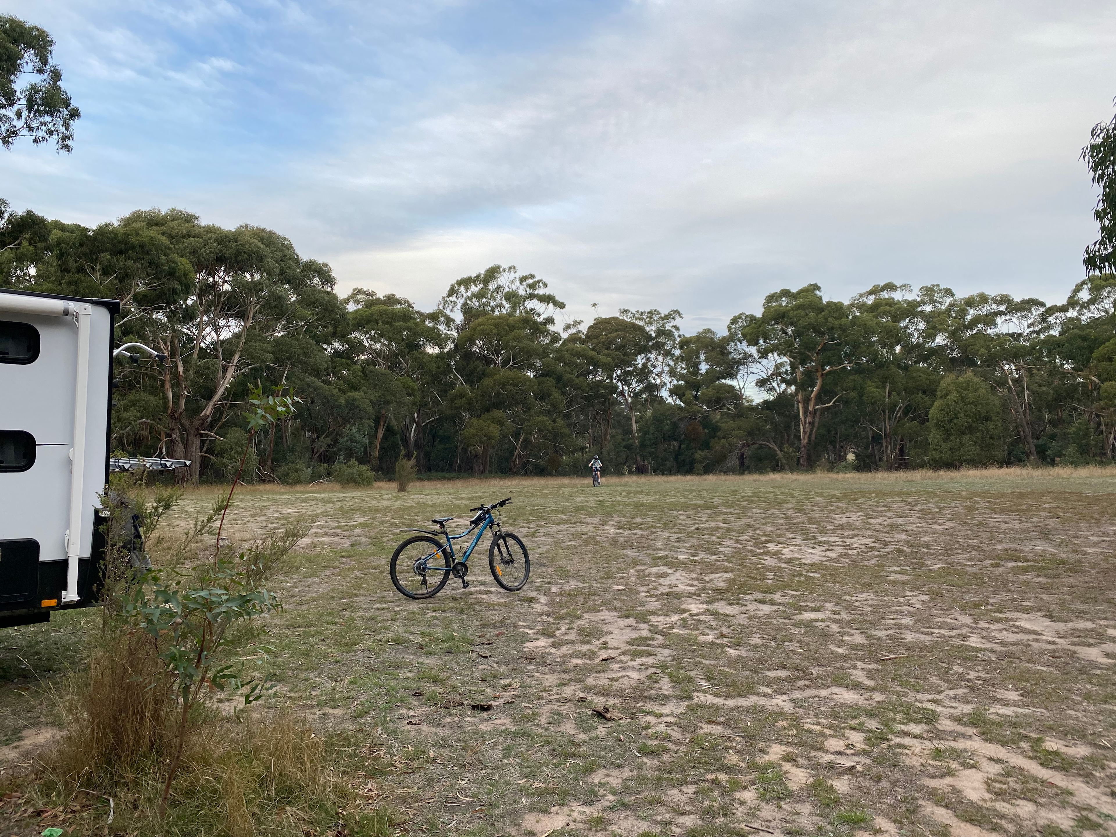 Plenty of flat ground. Great for them it’s to ride their bikes around.