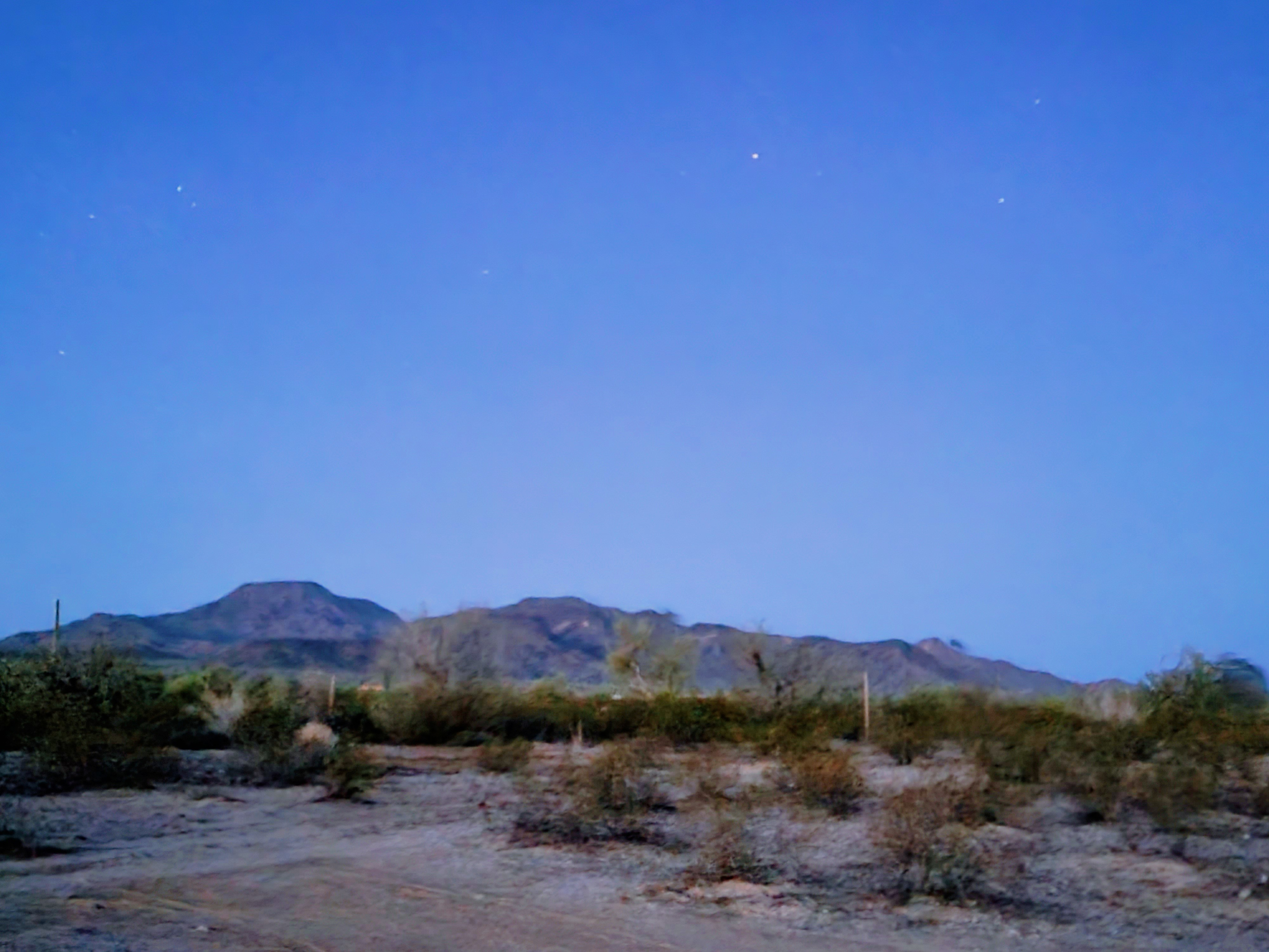 Desert mountain views