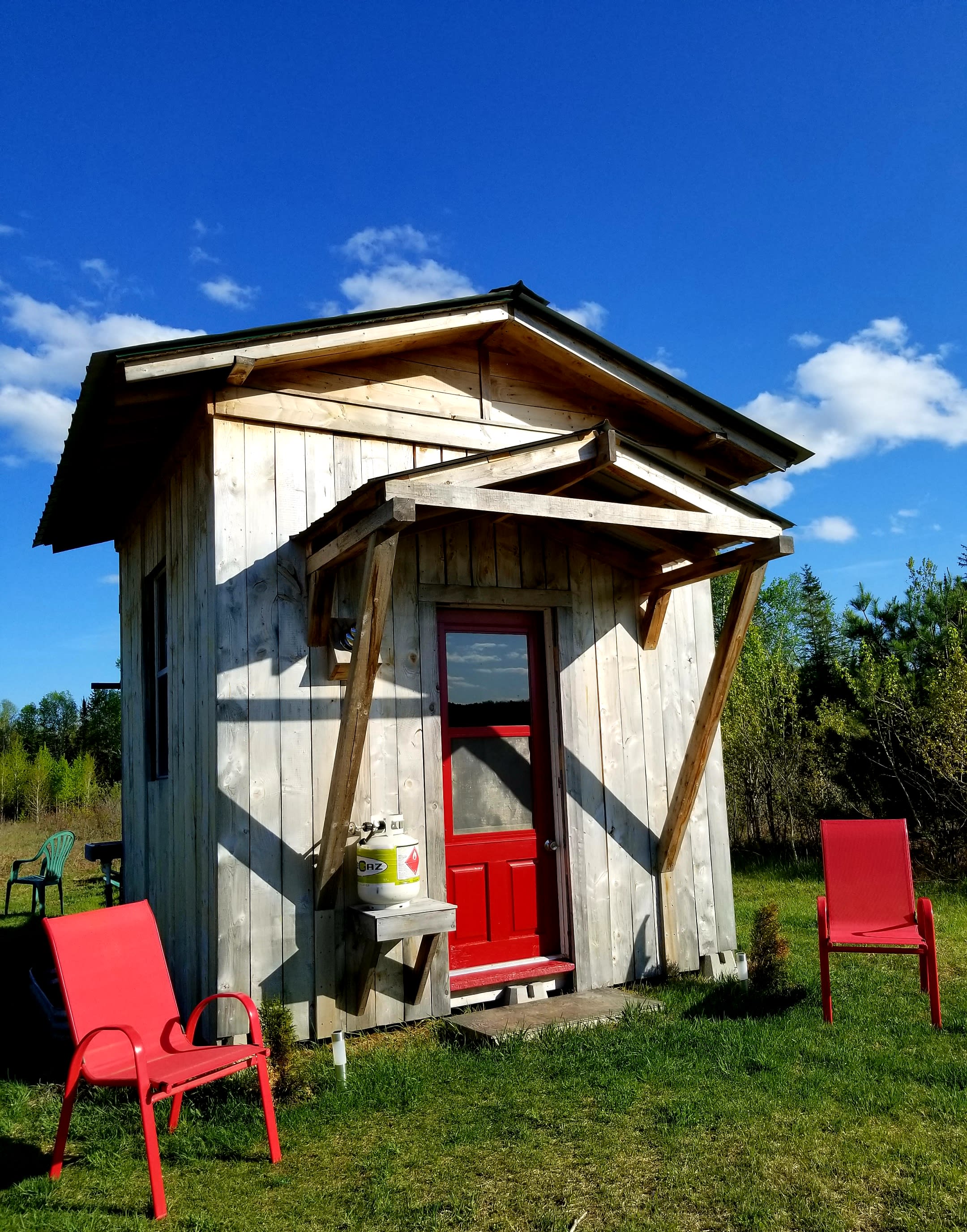 Front entry of the bunkhouse