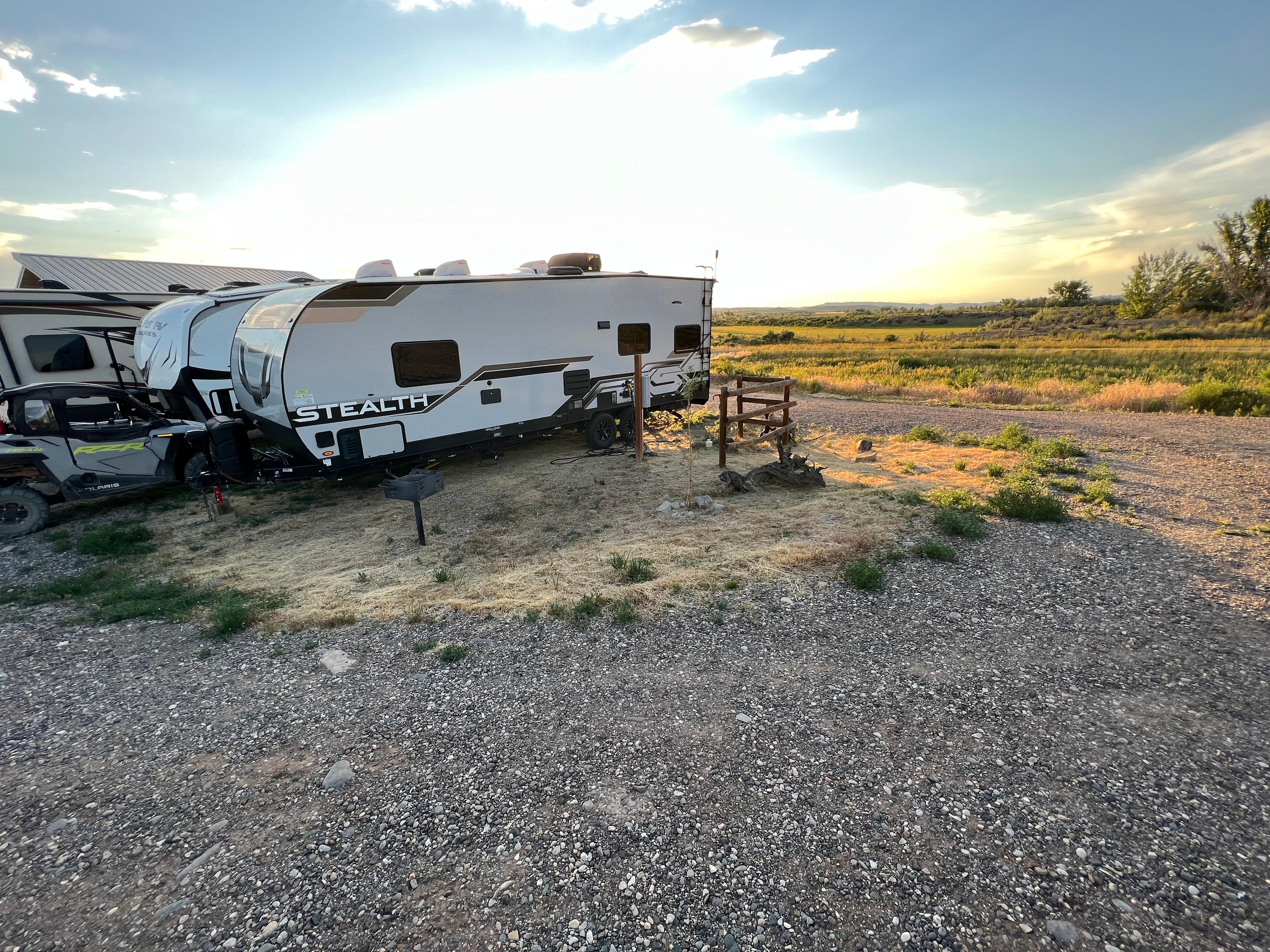 Grounds dry and weeds everywhere. 