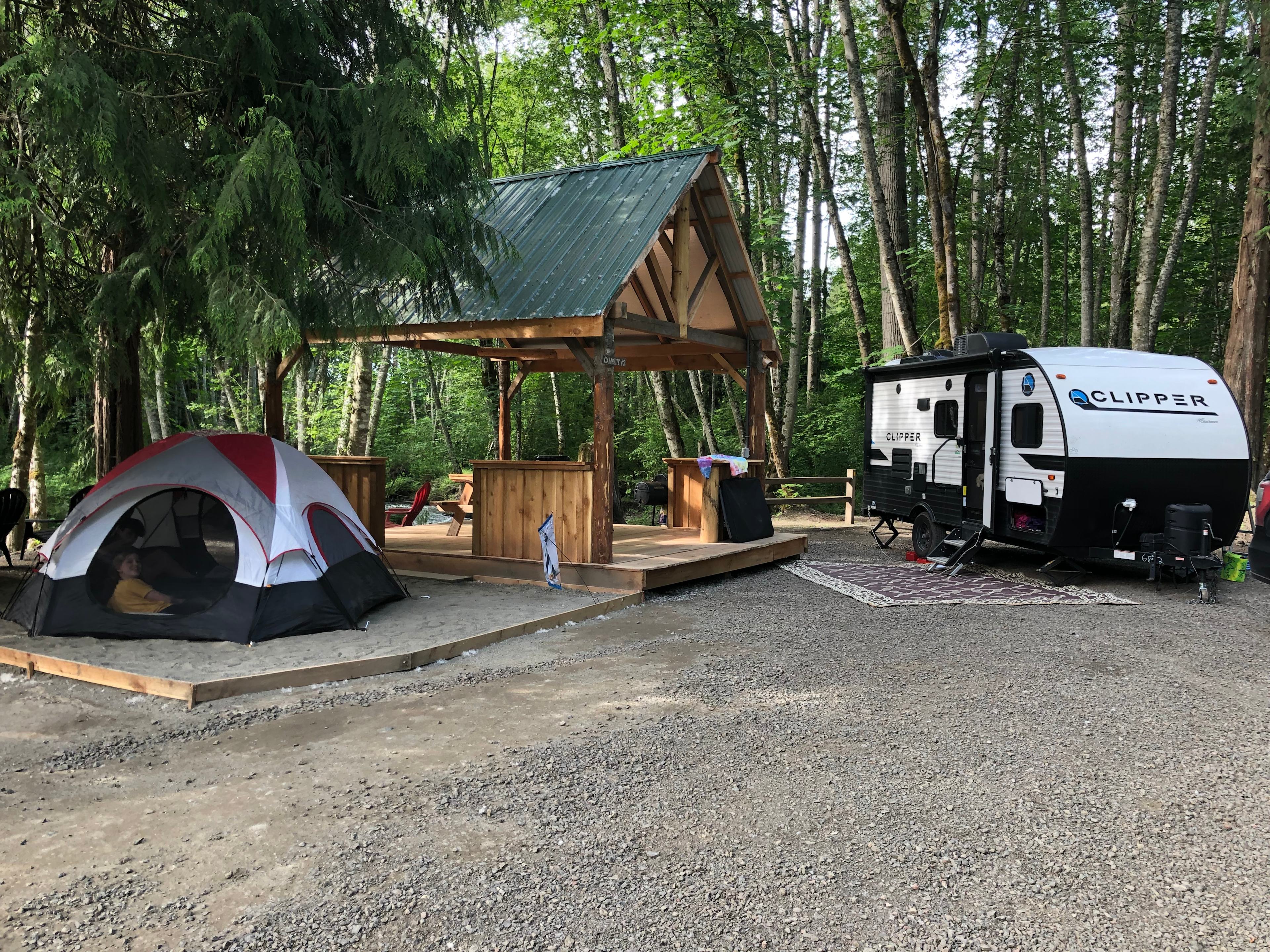 Plenty of room for camping and tenting