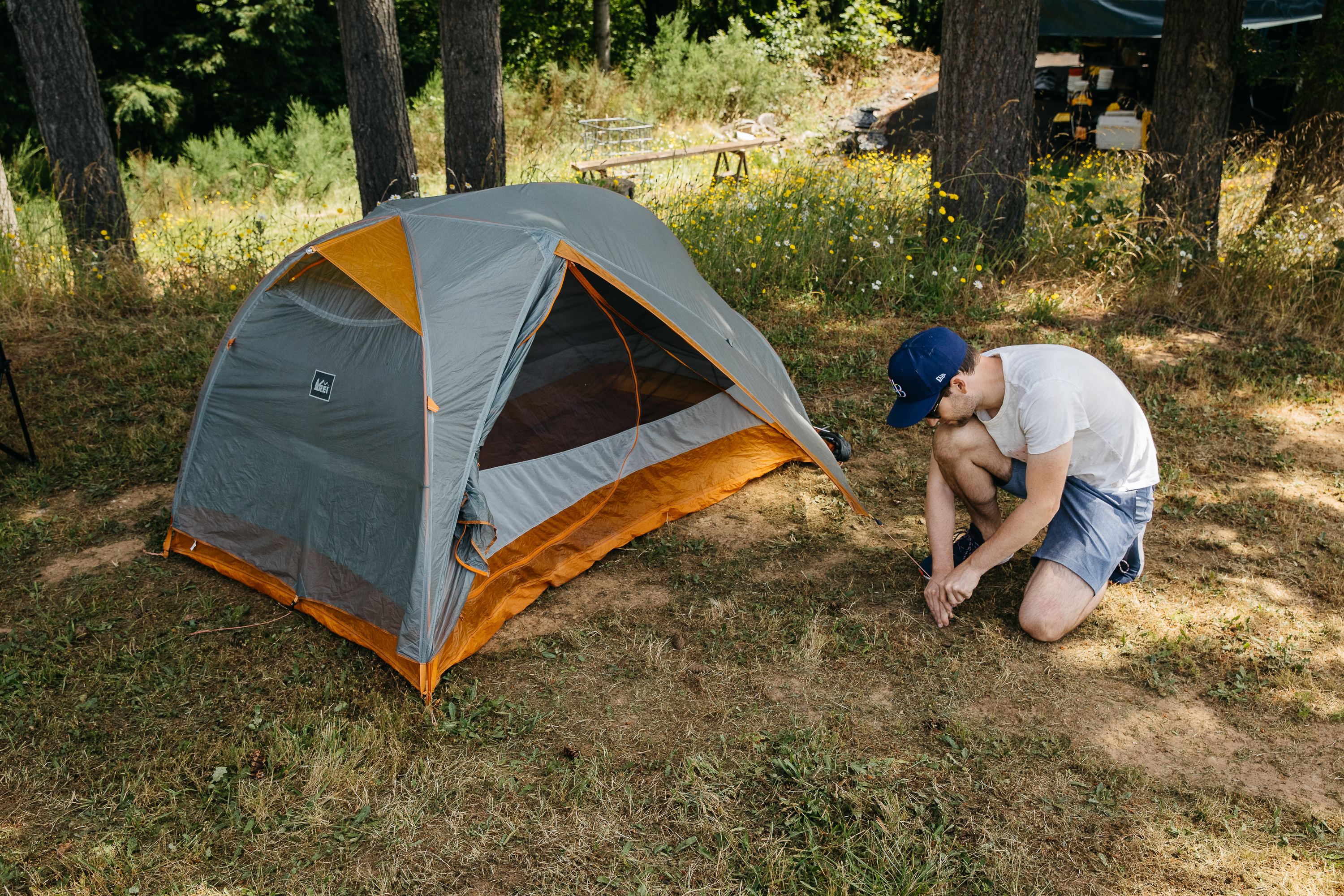 There is plenty of space for multiple tents