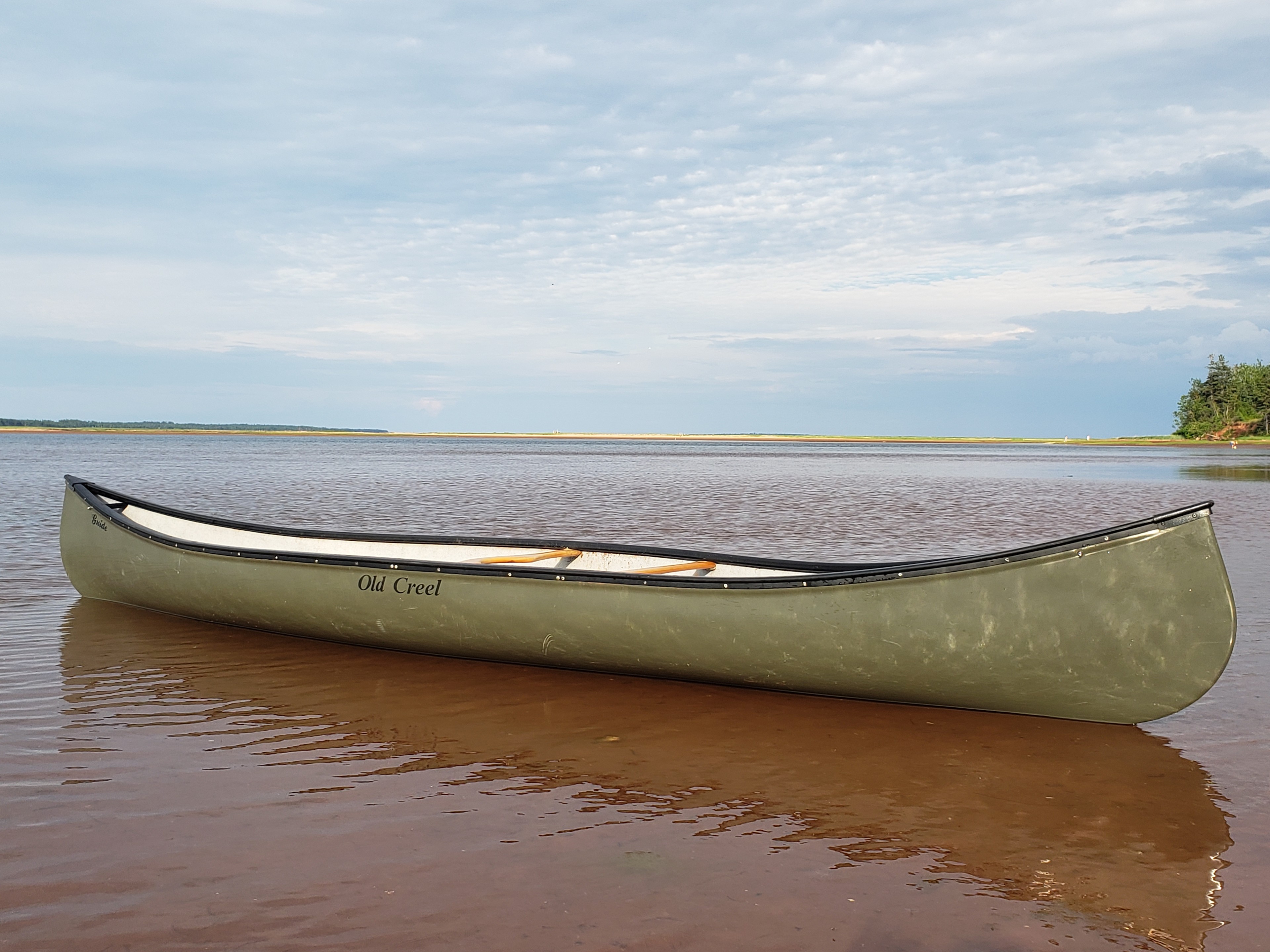 Canoe on site to borrow or bring your own