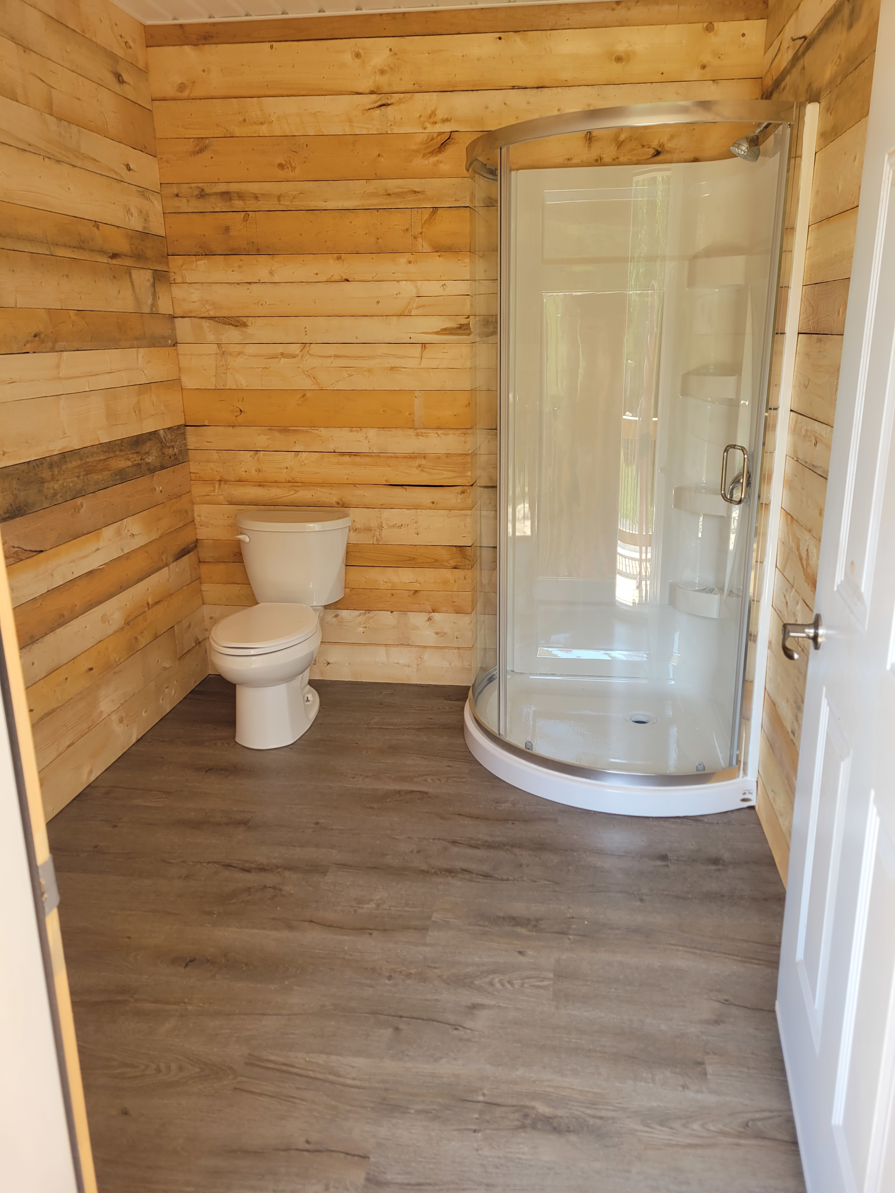 1 of 2 unisex bathrooms