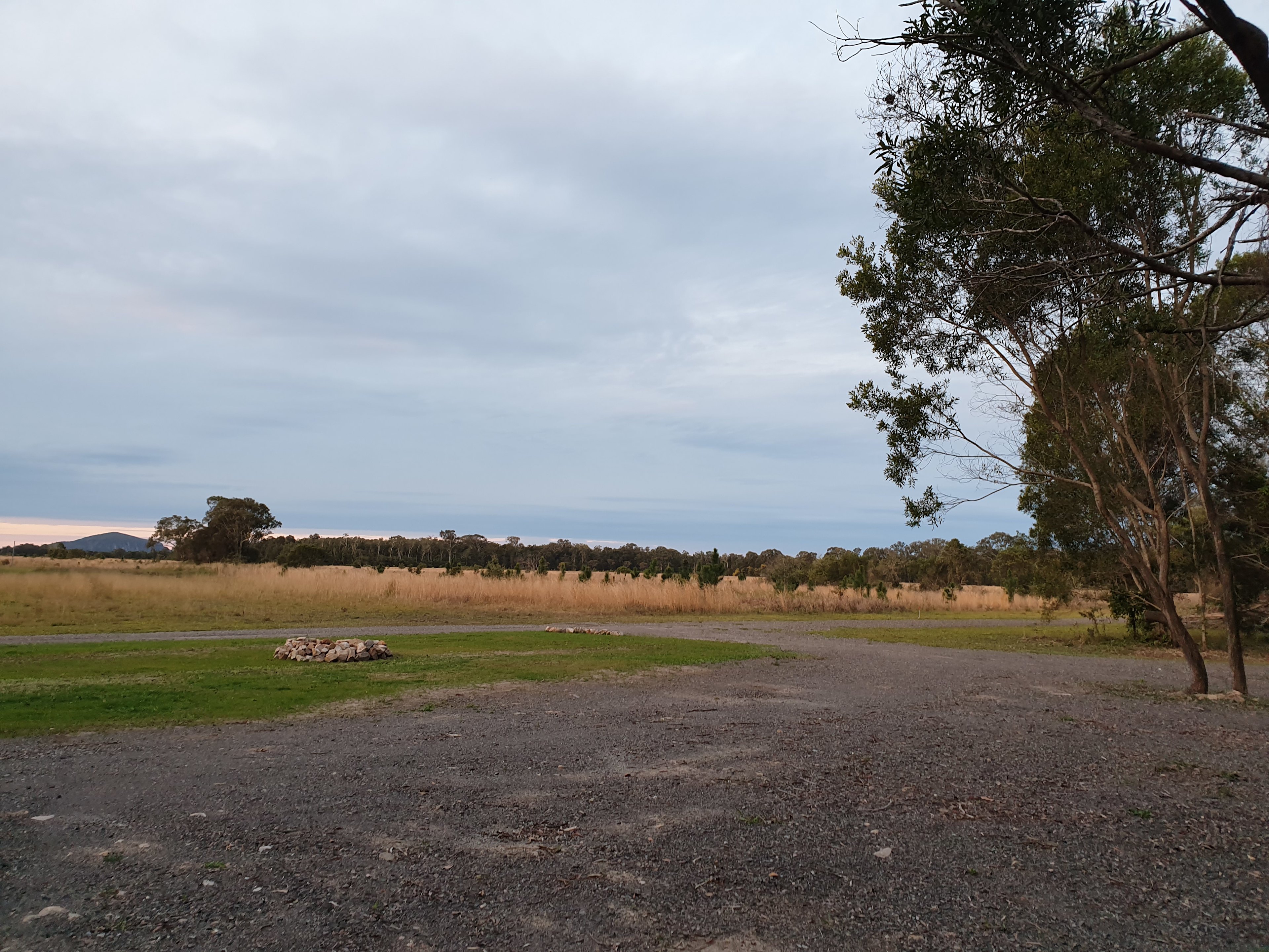 Looking north