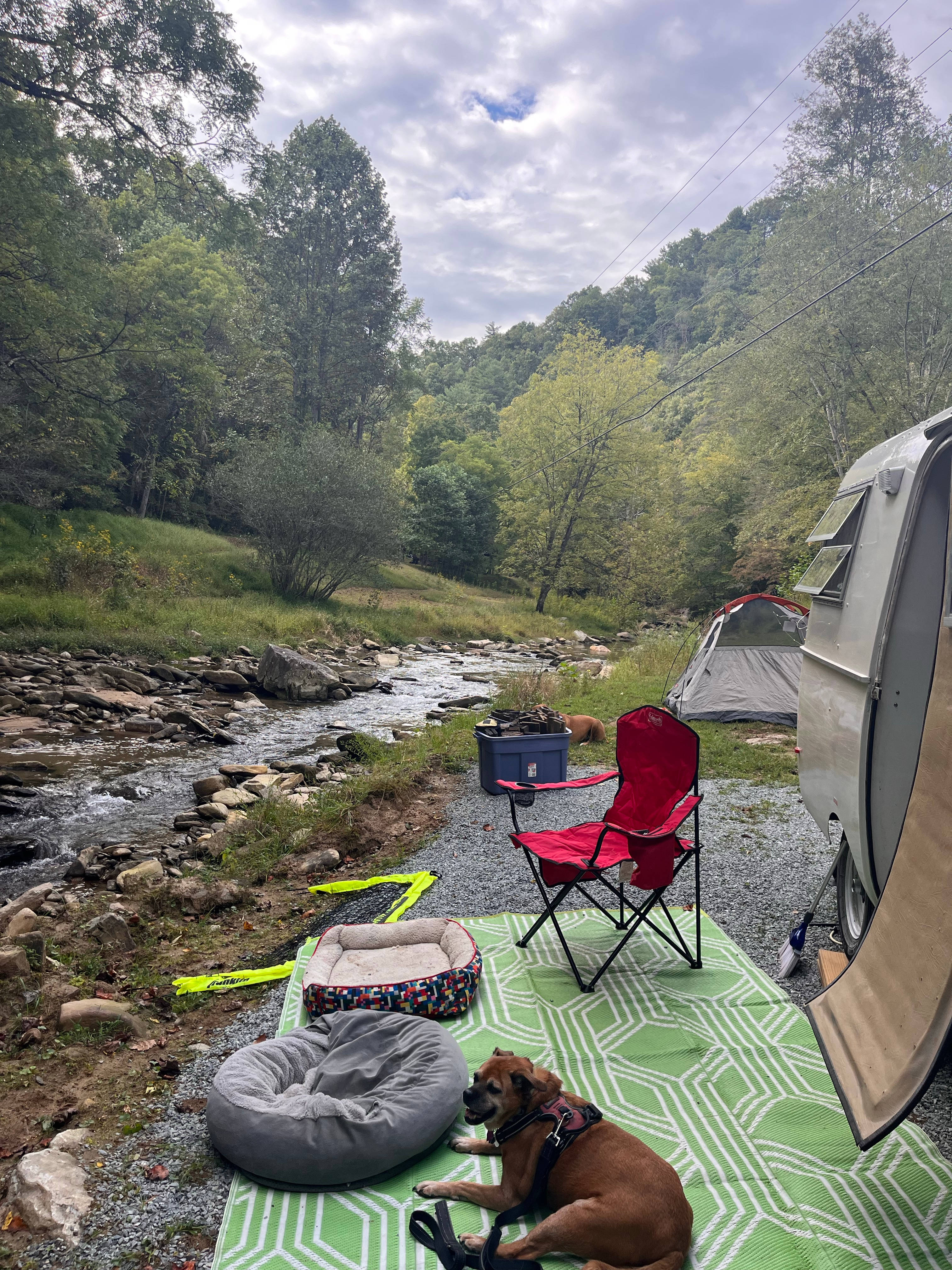 joyville, camping site on elk creek