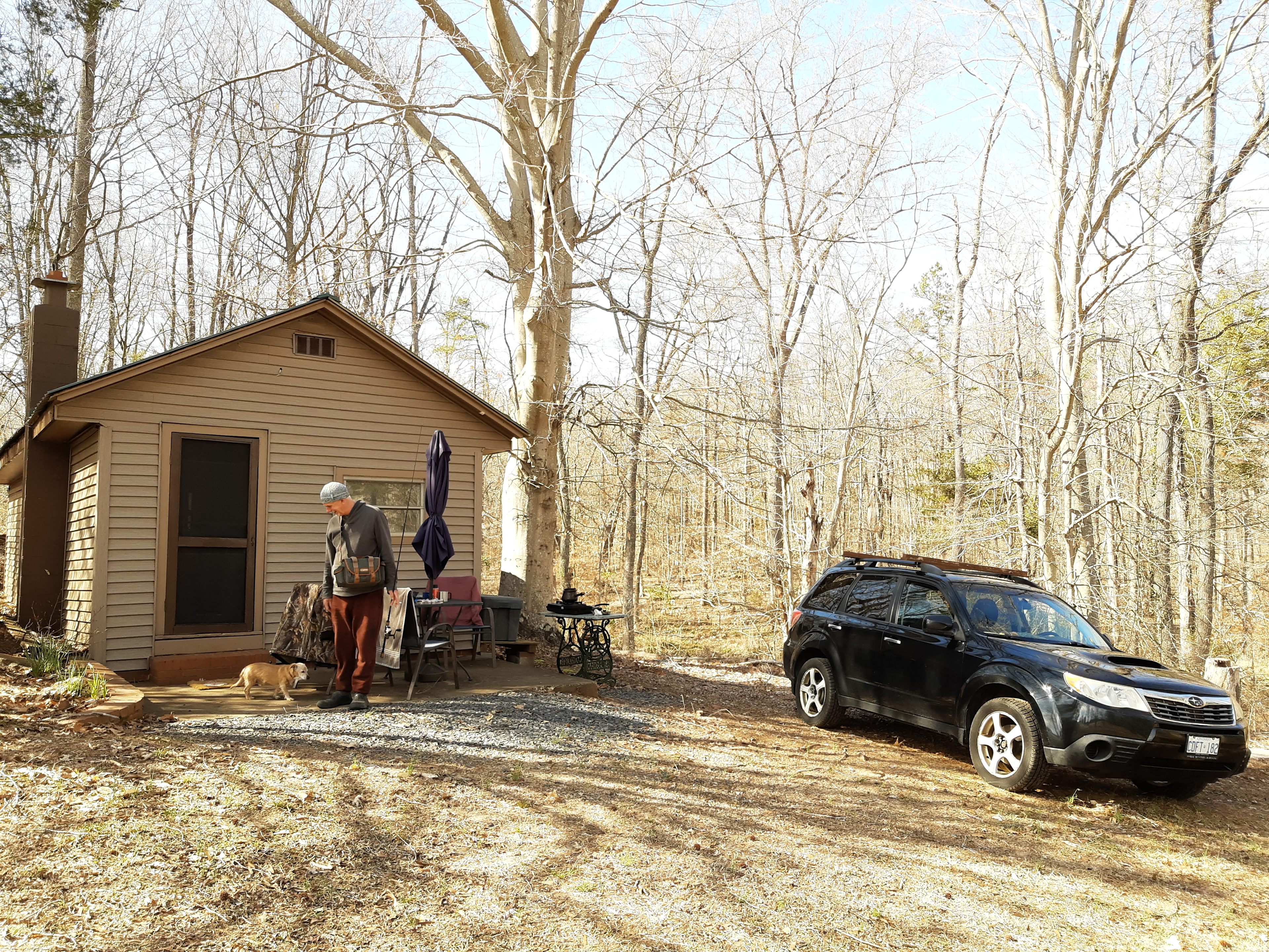 Hawthorn Hollar Cabin - thumbs up!