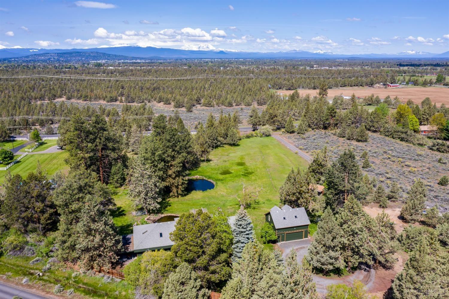 Mountain views and a picture of our whole property.