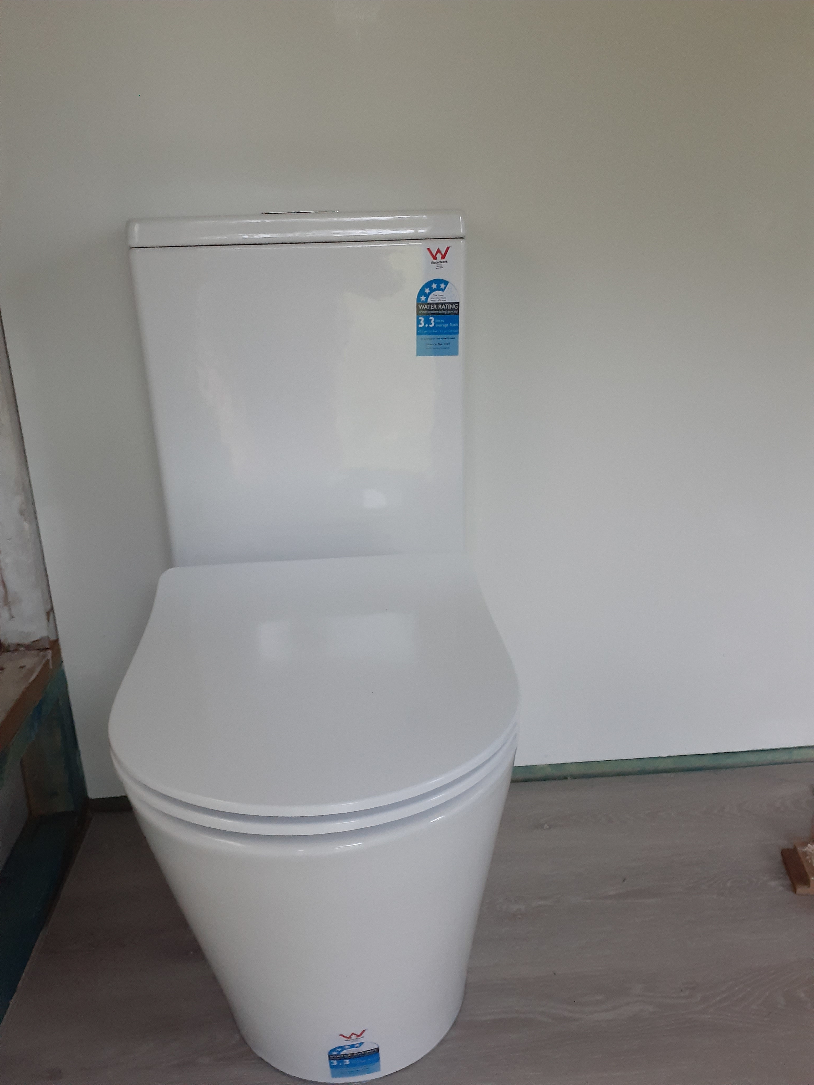 toilet in place now.
