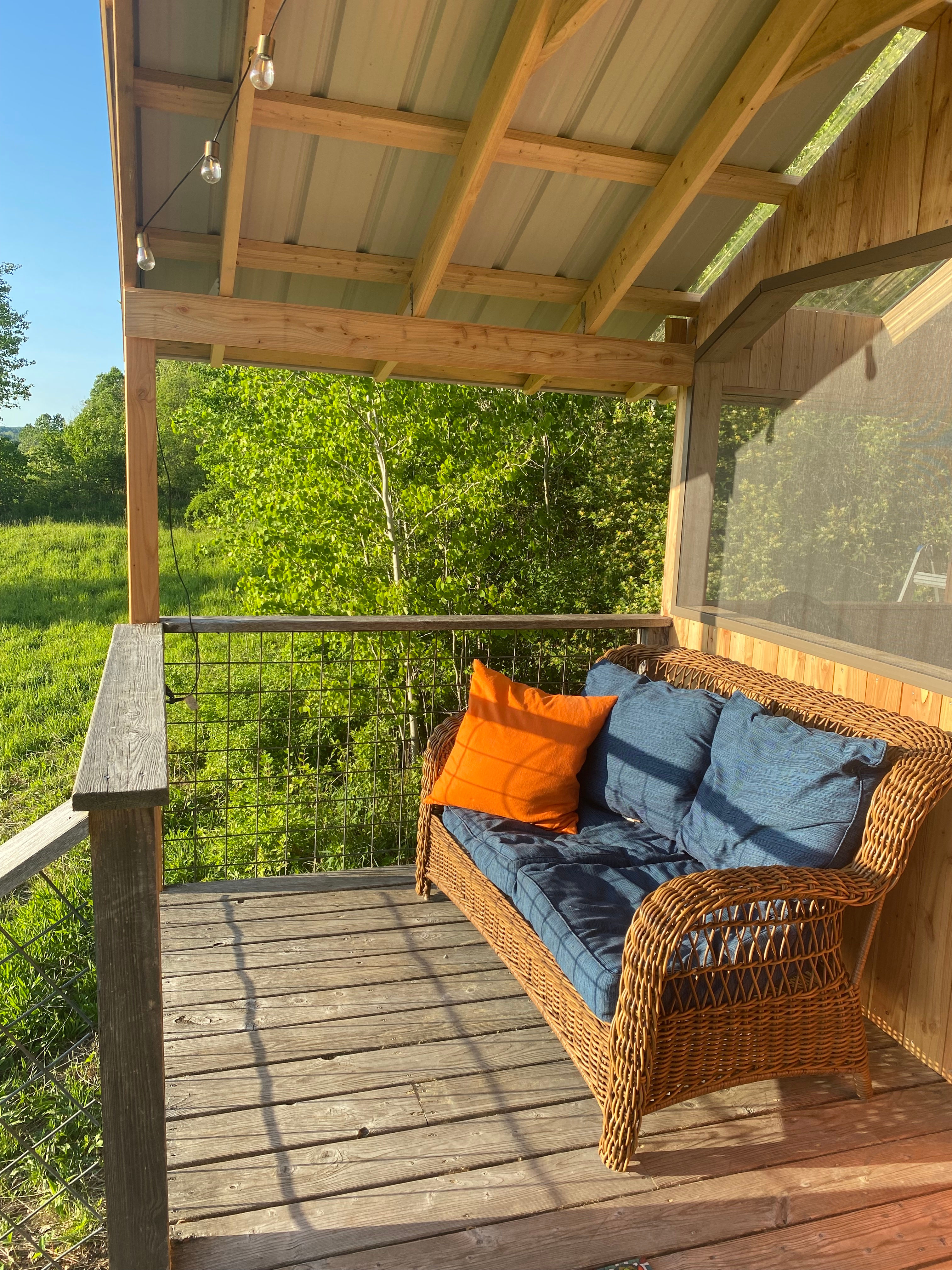 Glamping with a gorgeous view