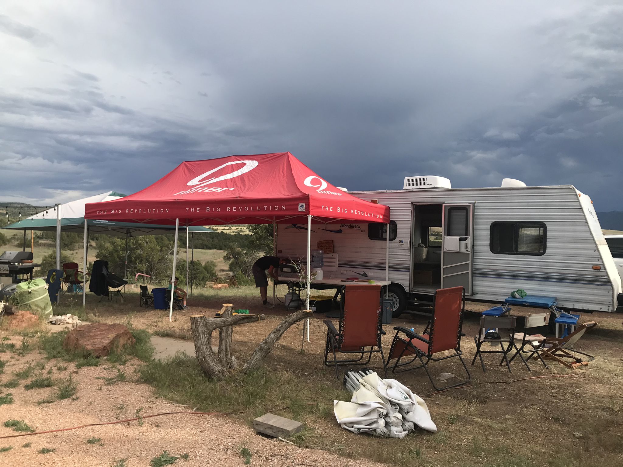 Spread out with several campers. 