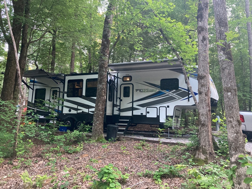 Greeter Falls Campground