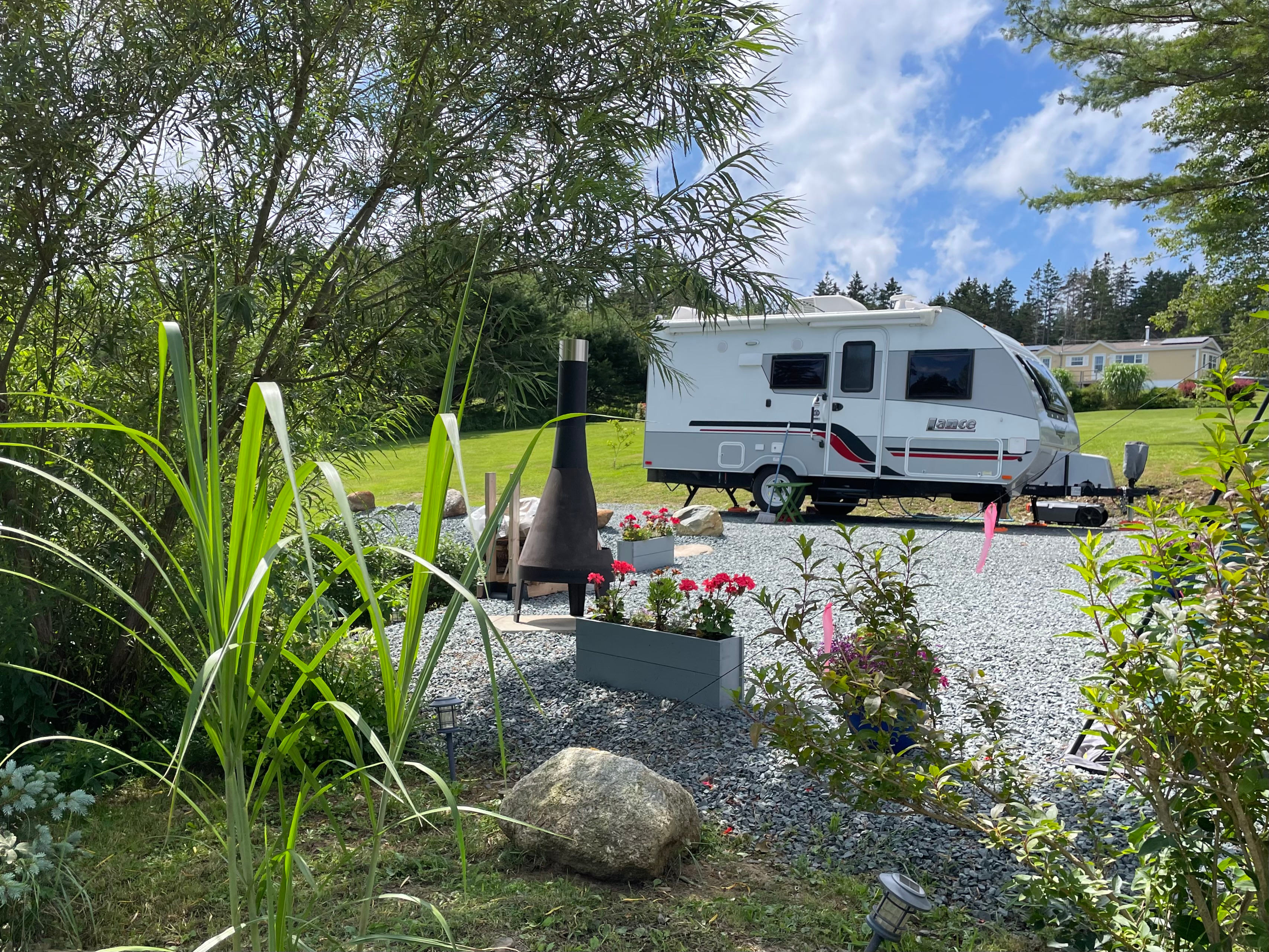 Beautiful site accents complement the total experience of Blueberry Run.