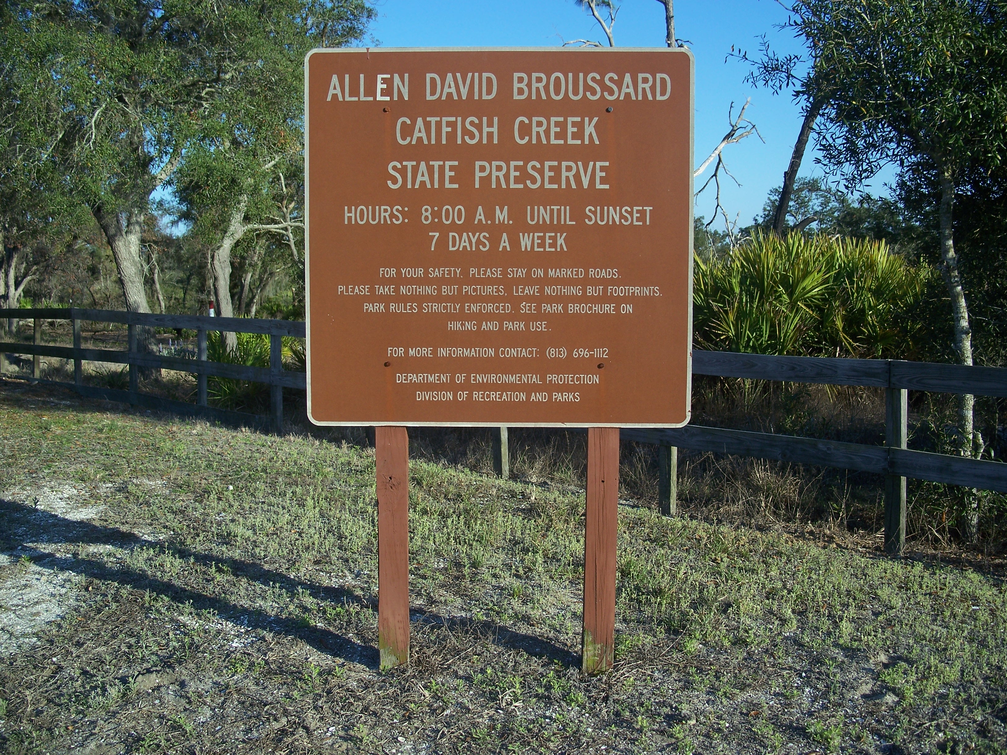 Allen David Broussard Catfish Creek Preserve State Park