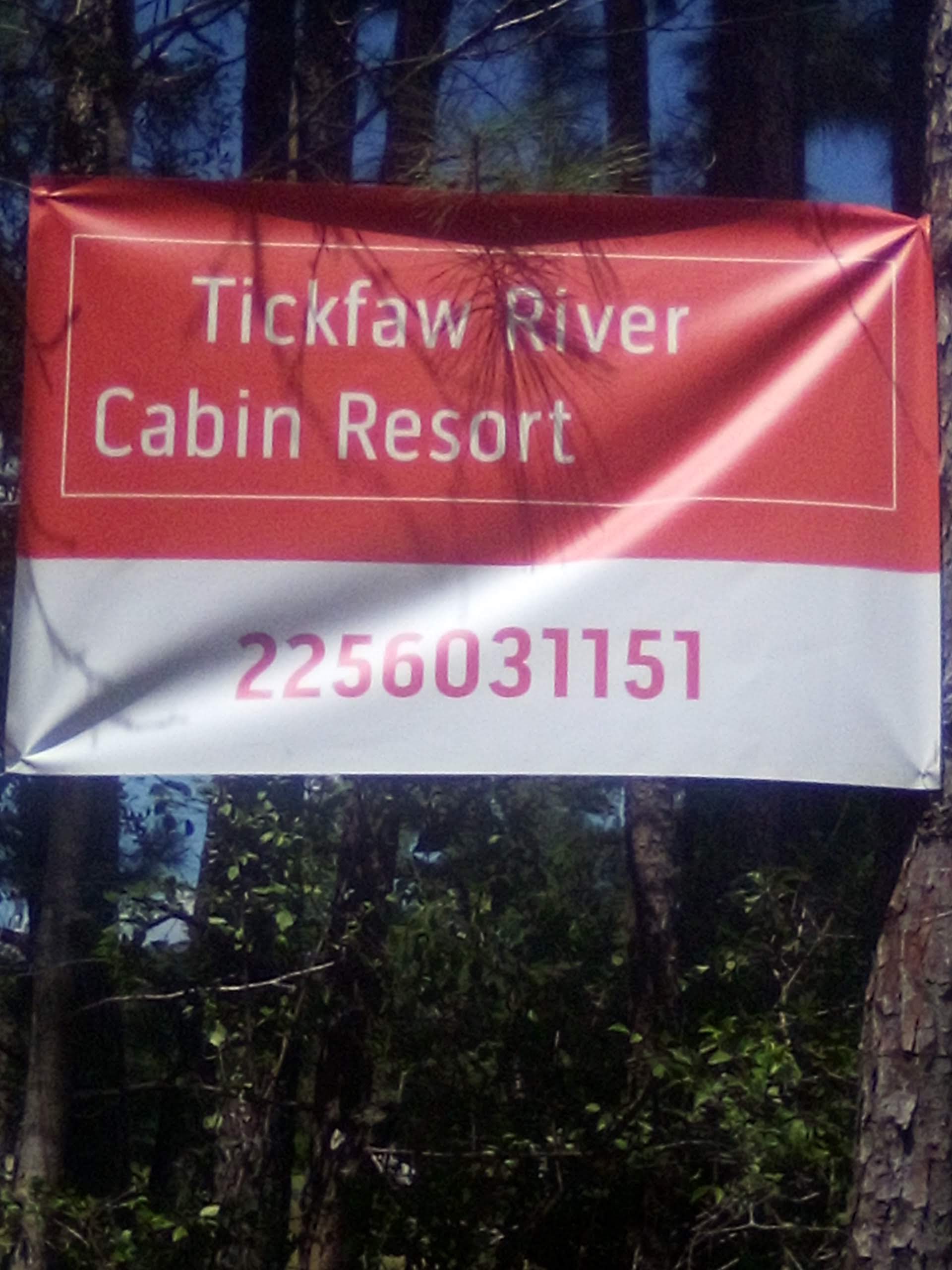 Tickfaw River cabin resort