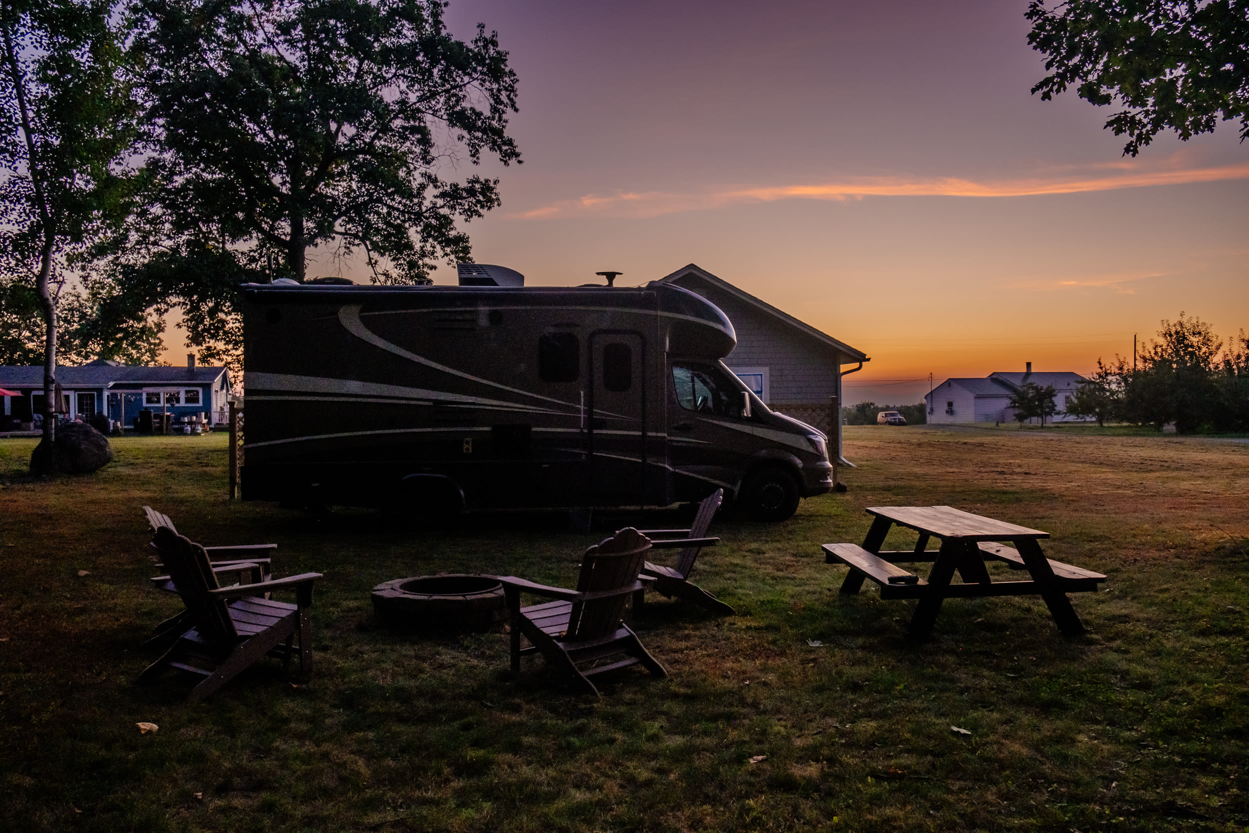 Sunrise over the mountains
