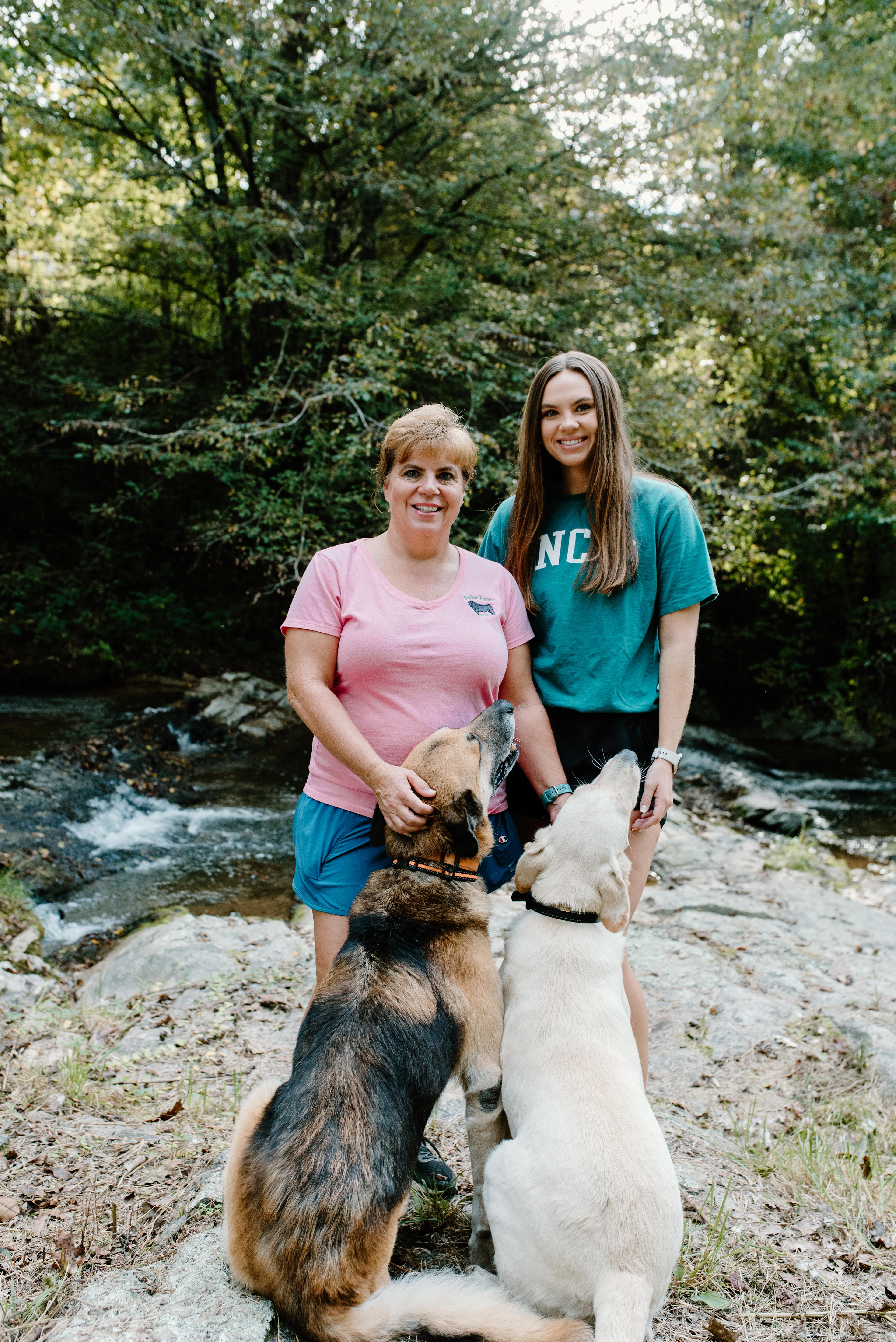 Sweetest host with their sweet pups.