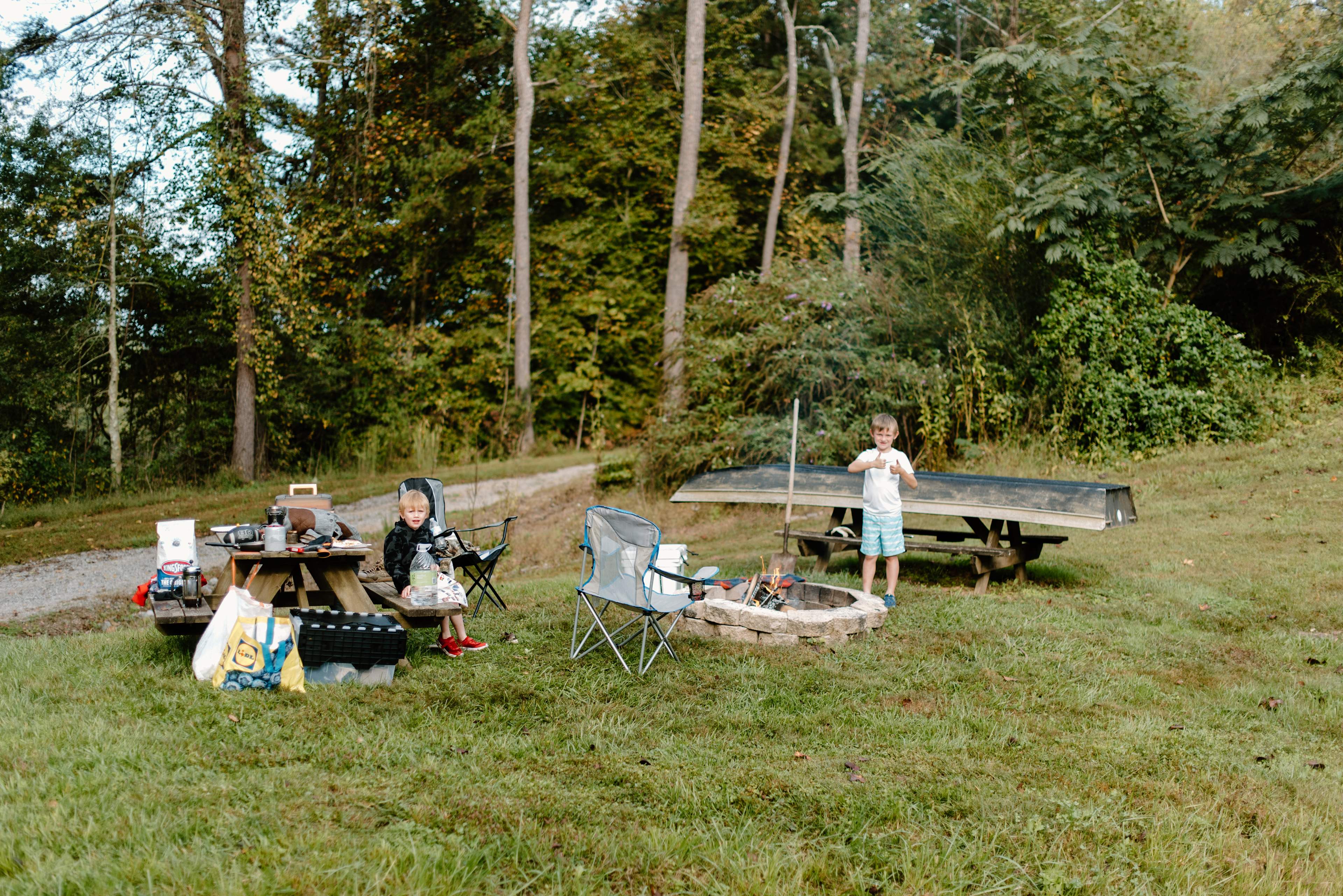 perfect campsite for kids! 