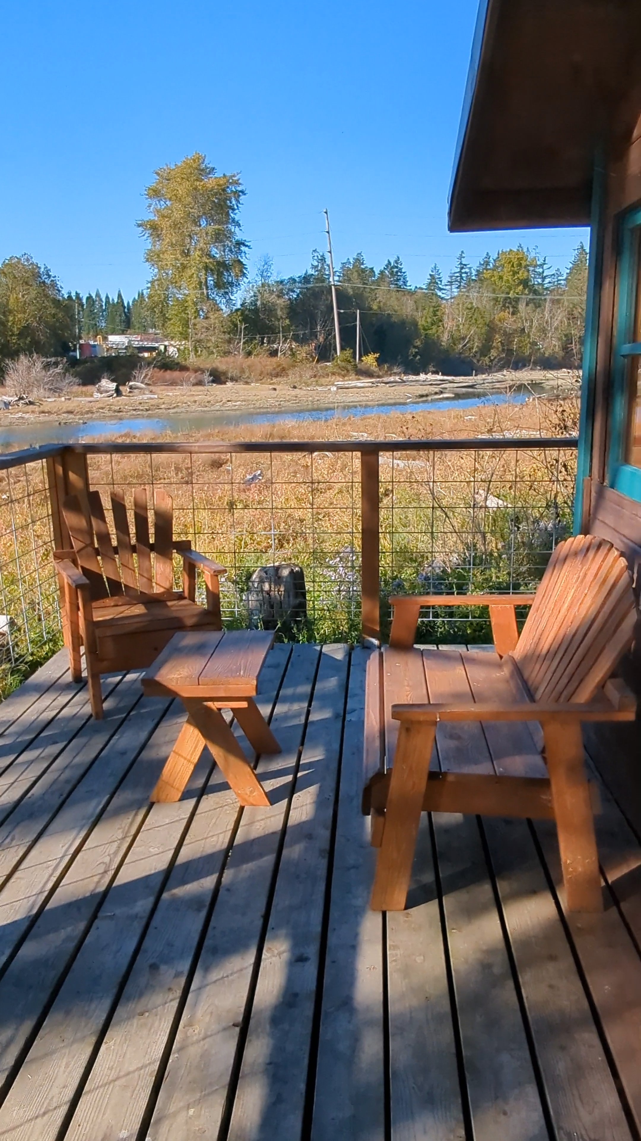 The front deck