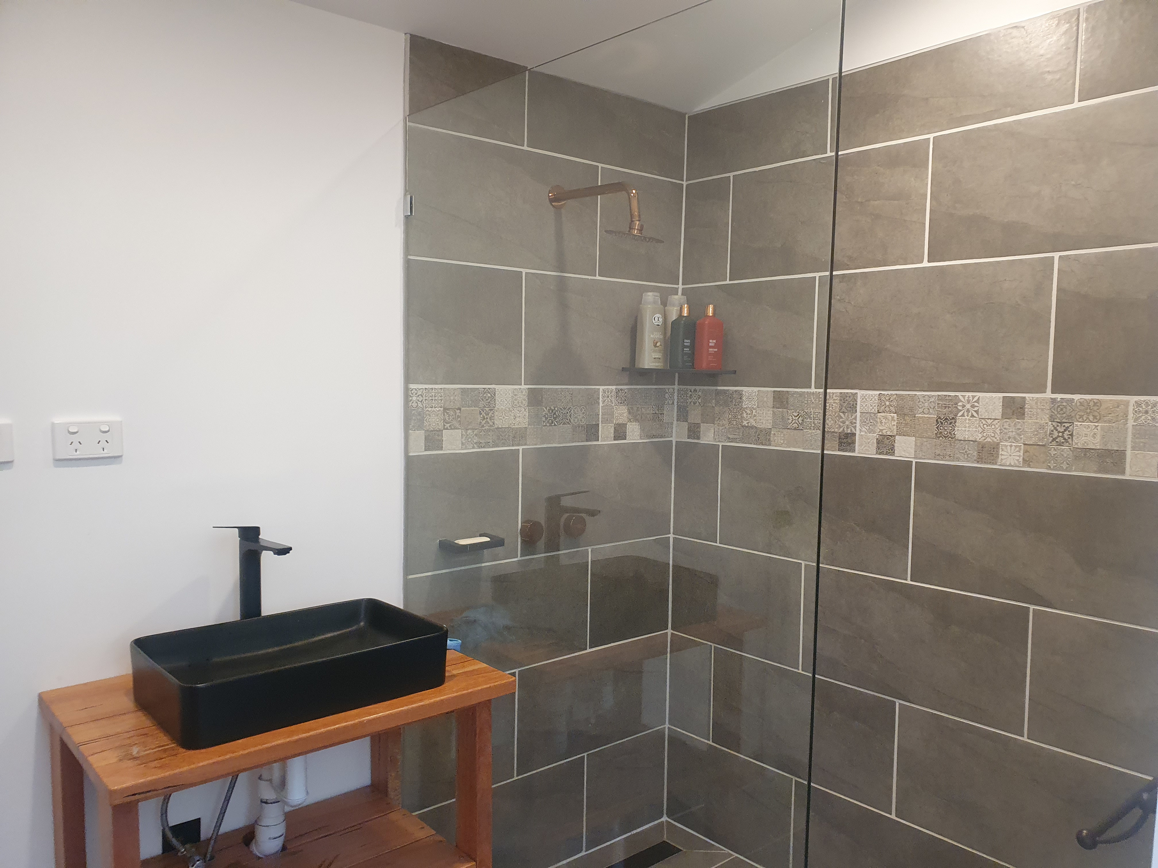 On demand hot water shower