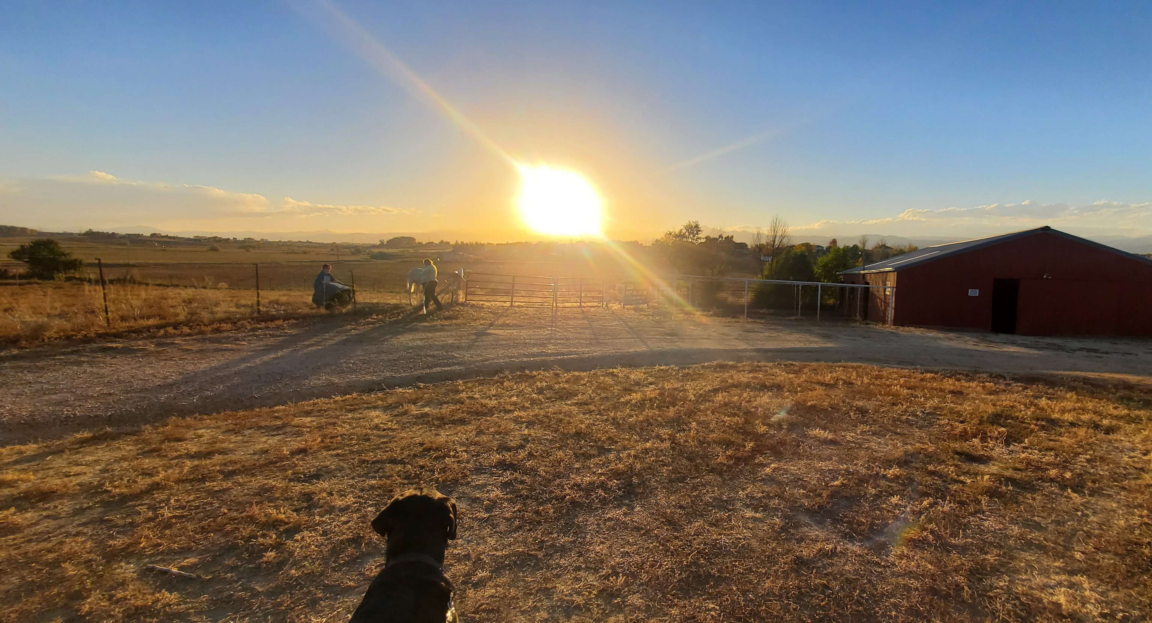 Sunset from camp spot