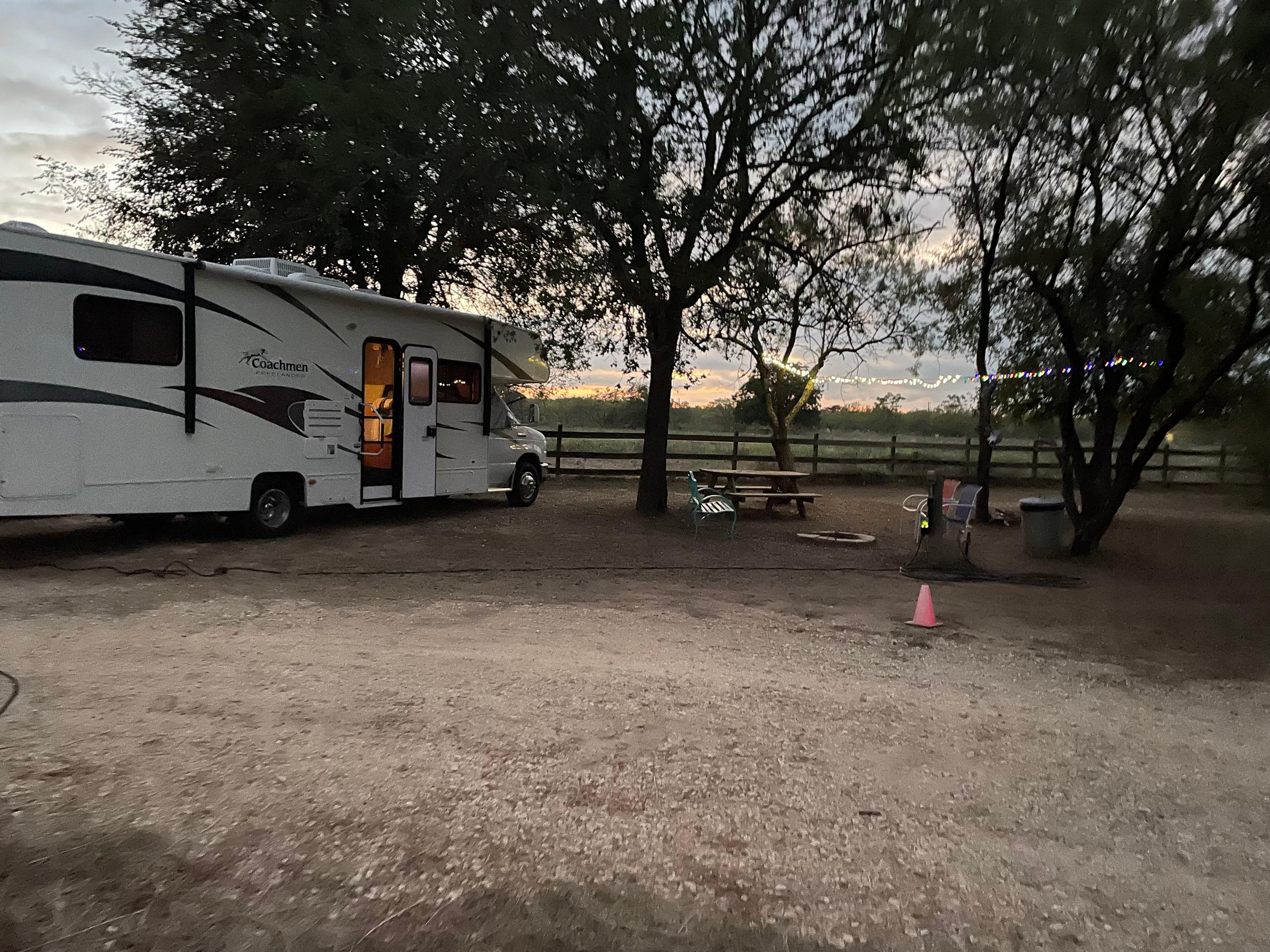 Our beautiful campsite 