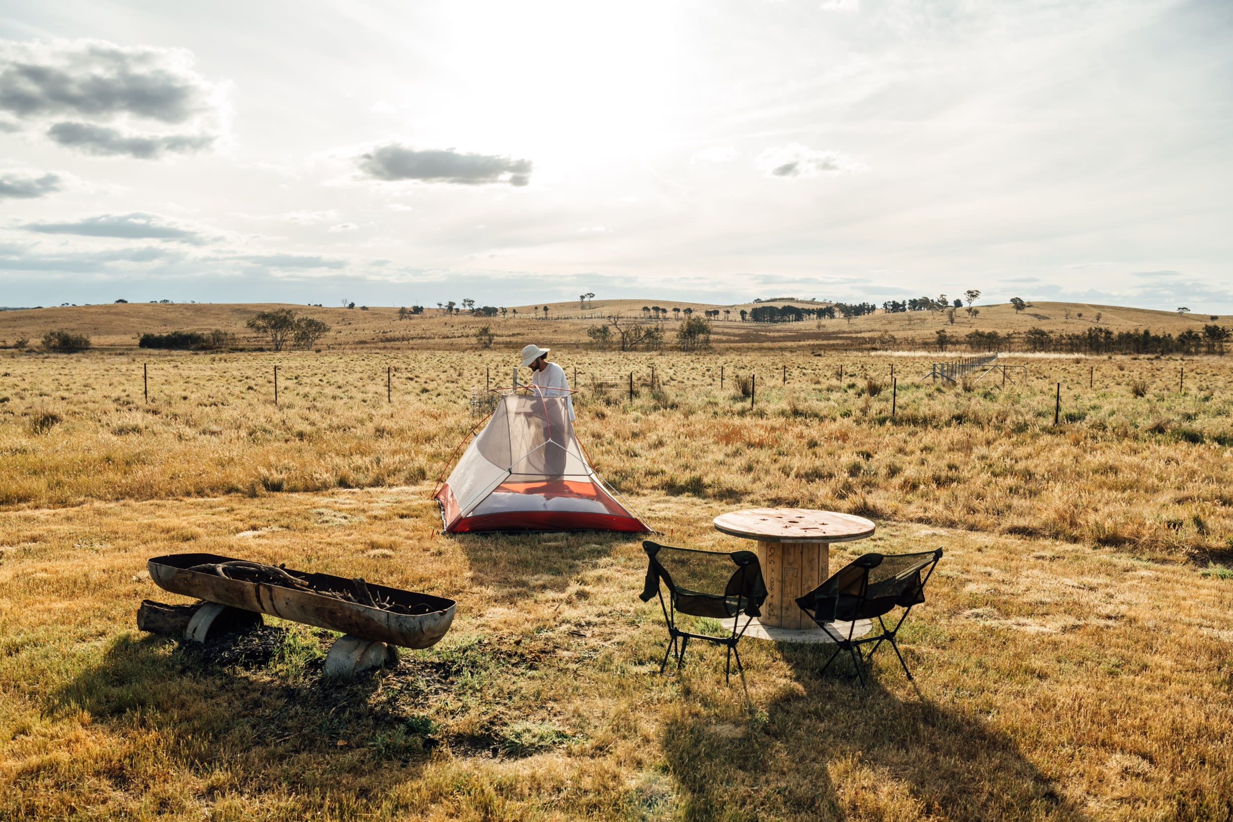 Our sun-soaked site. 