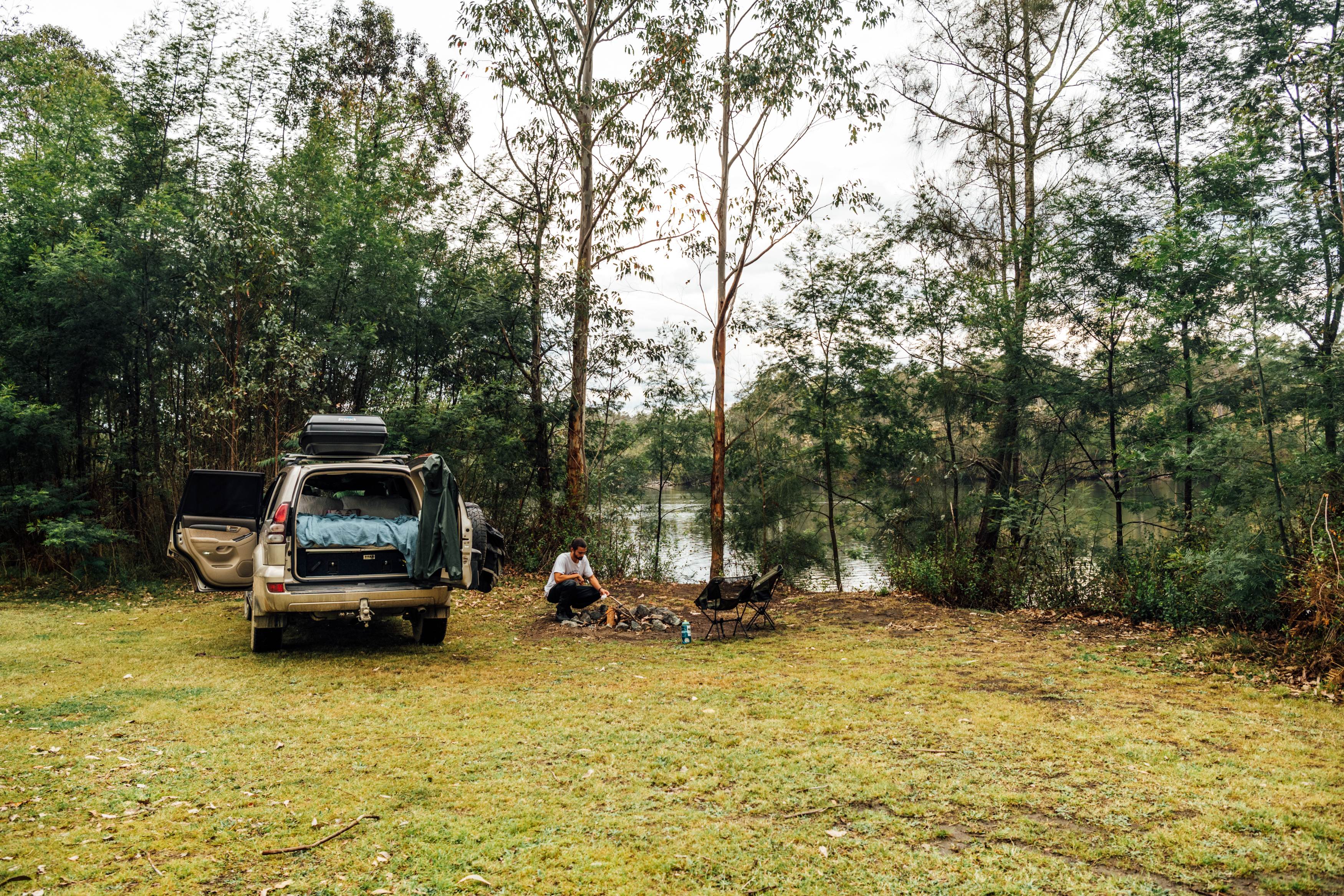 Our site tucked away in the corner of the property. Very tranquil 