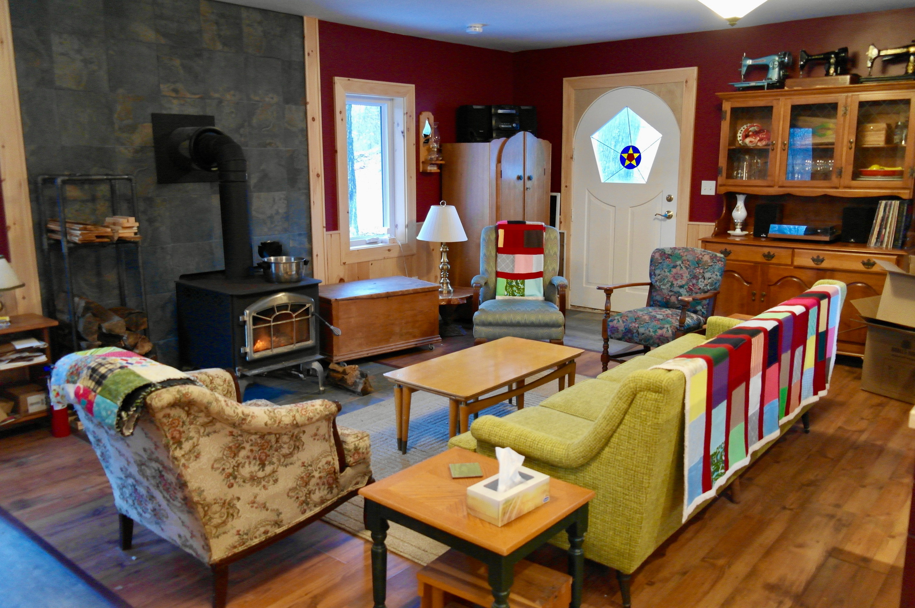 Danaview: There's nothing like an evening spent relaxing in front of the fire