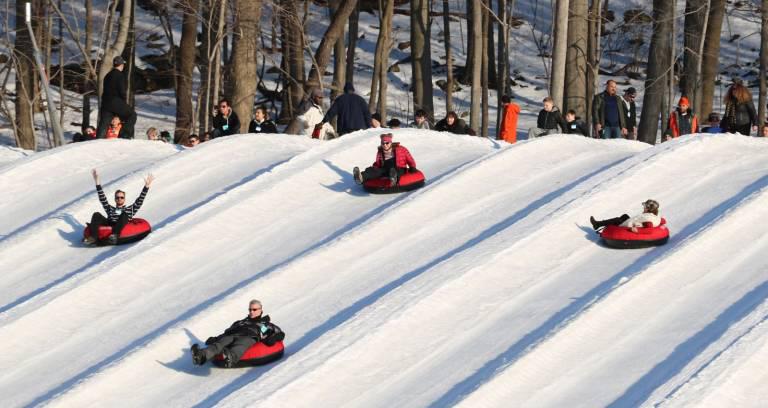 Shawnee Mountain Snow tubing!