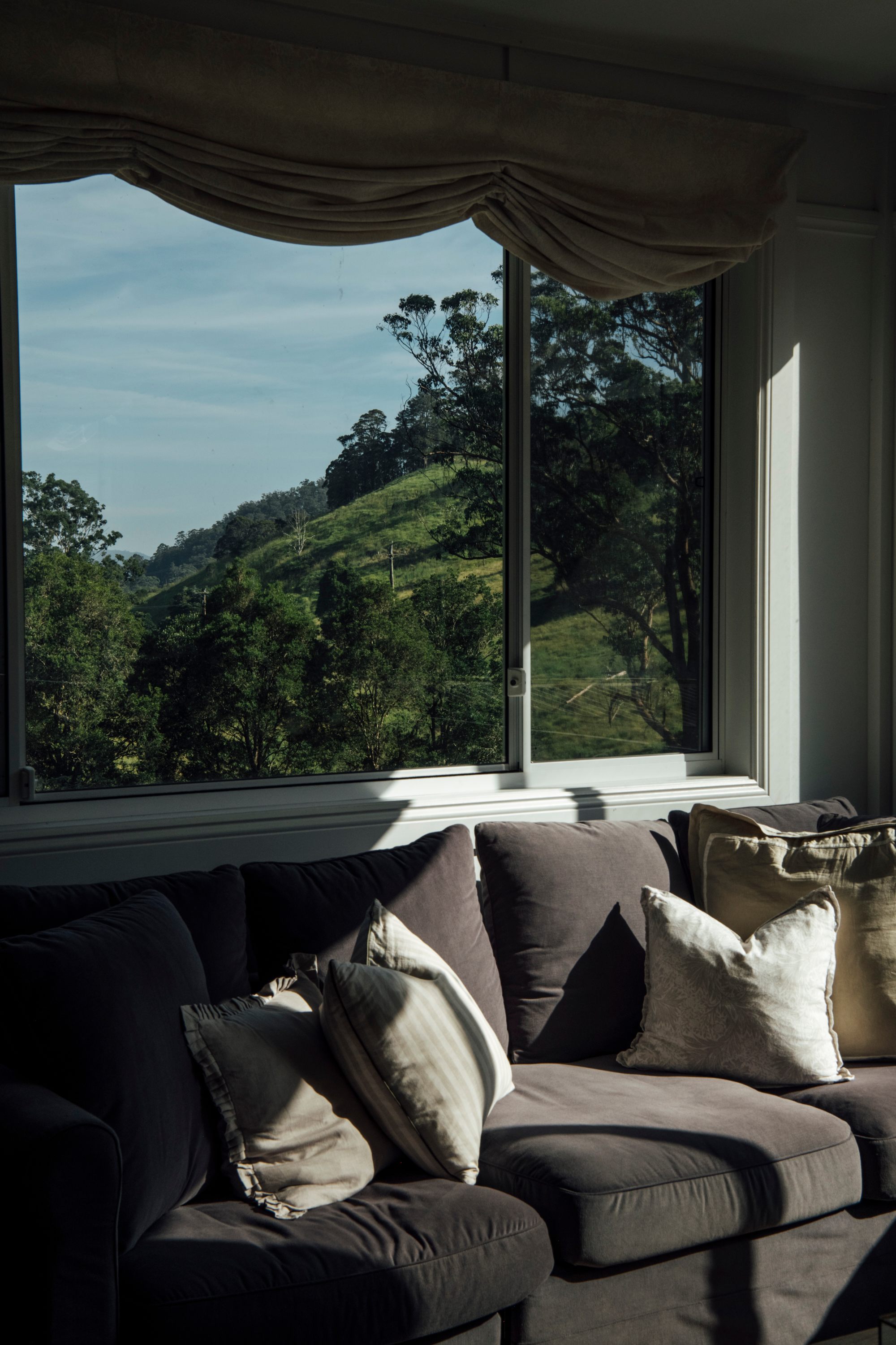 Afternoon light and the comfiest couches