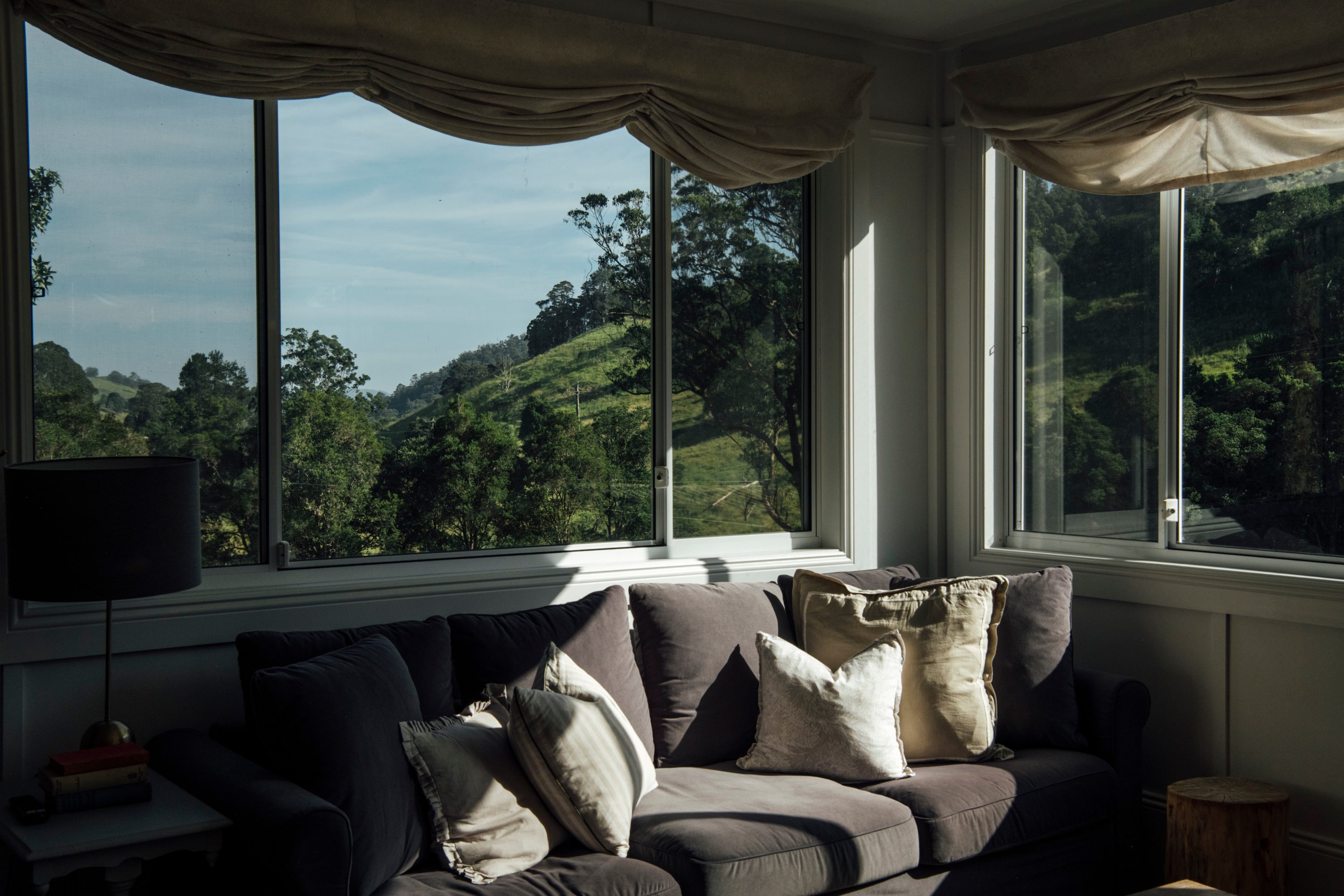 Afternoon light and the comfiest couches