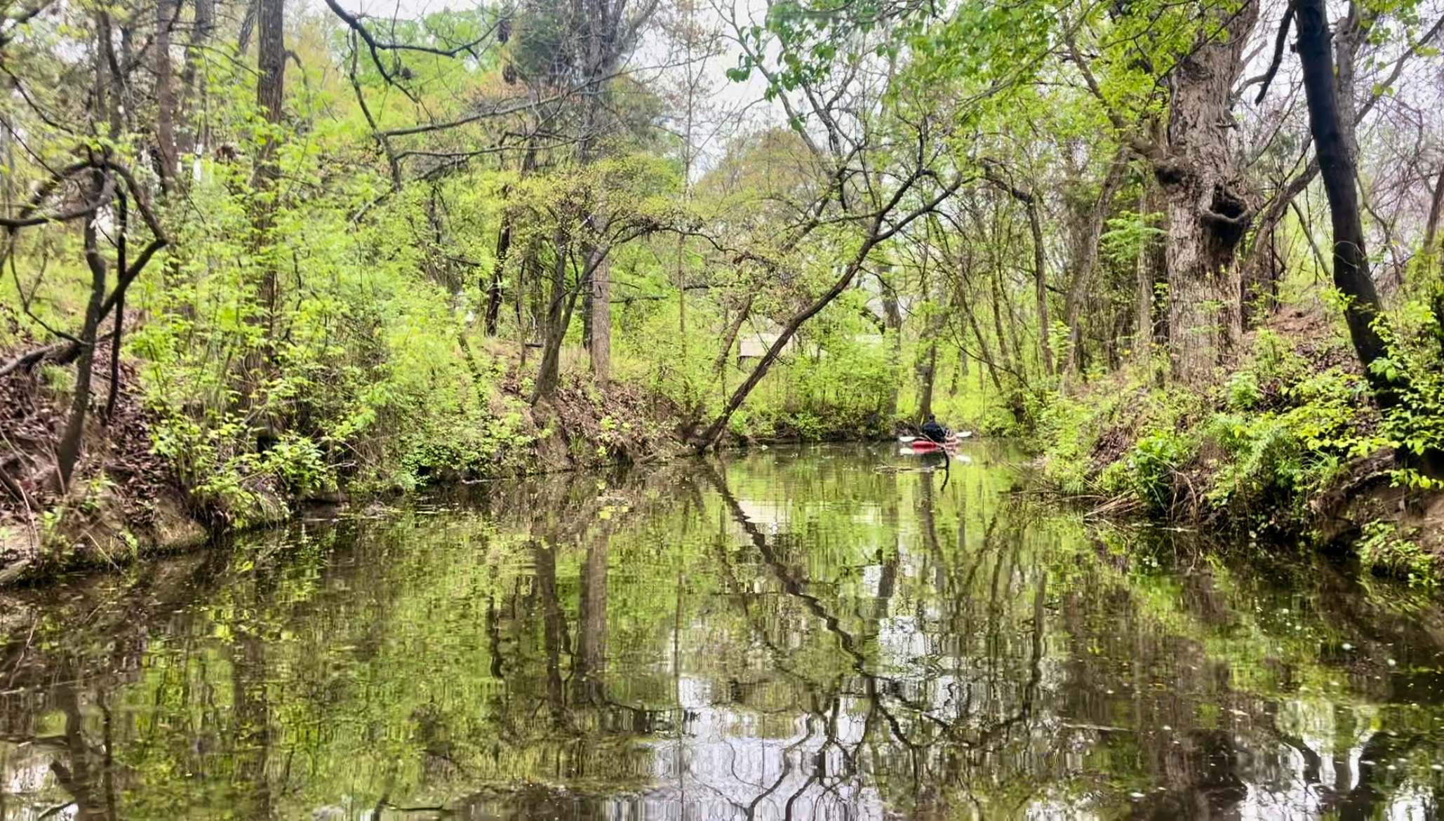 Private canal to LBJ Lake