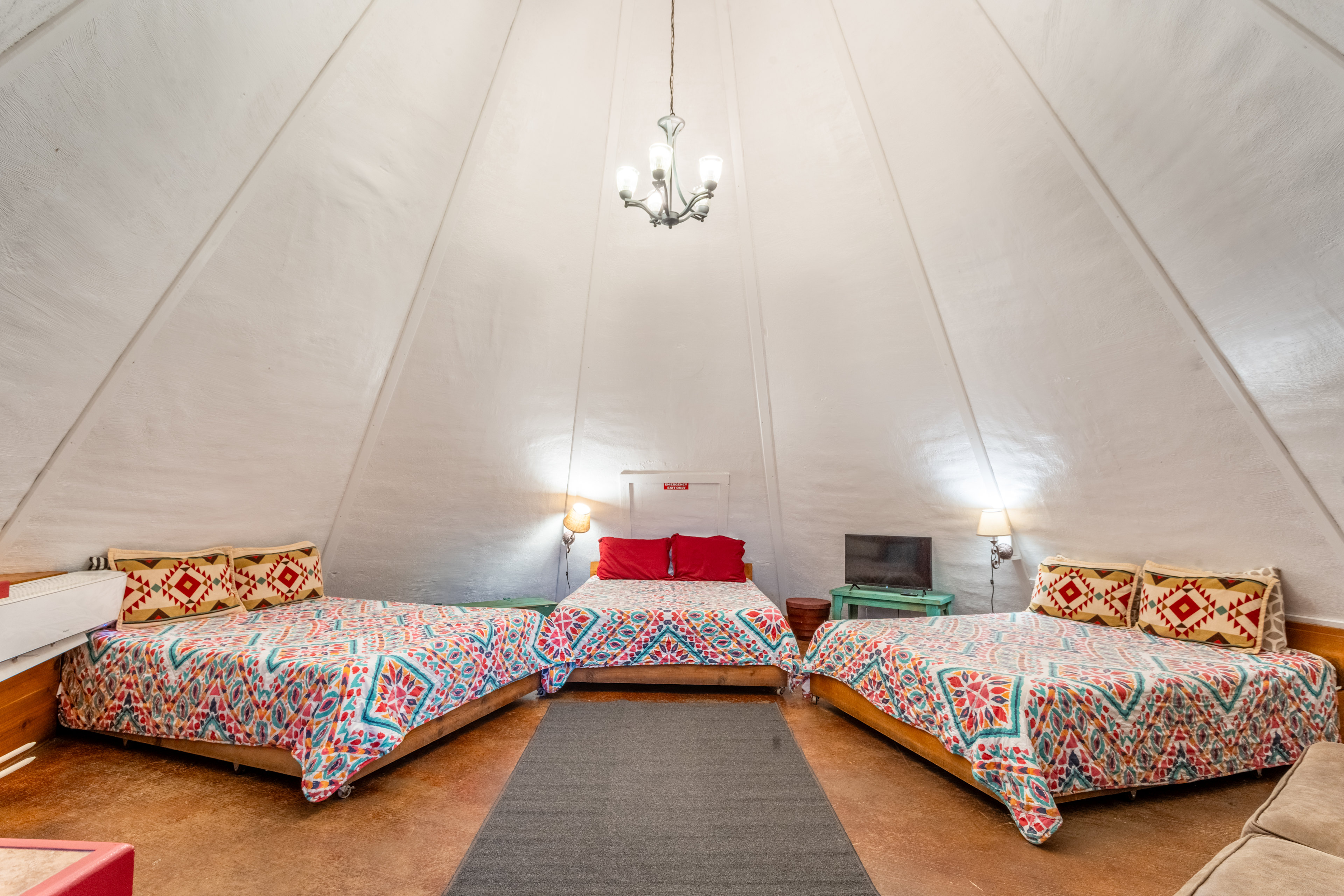 Tipis on the Guadalupe