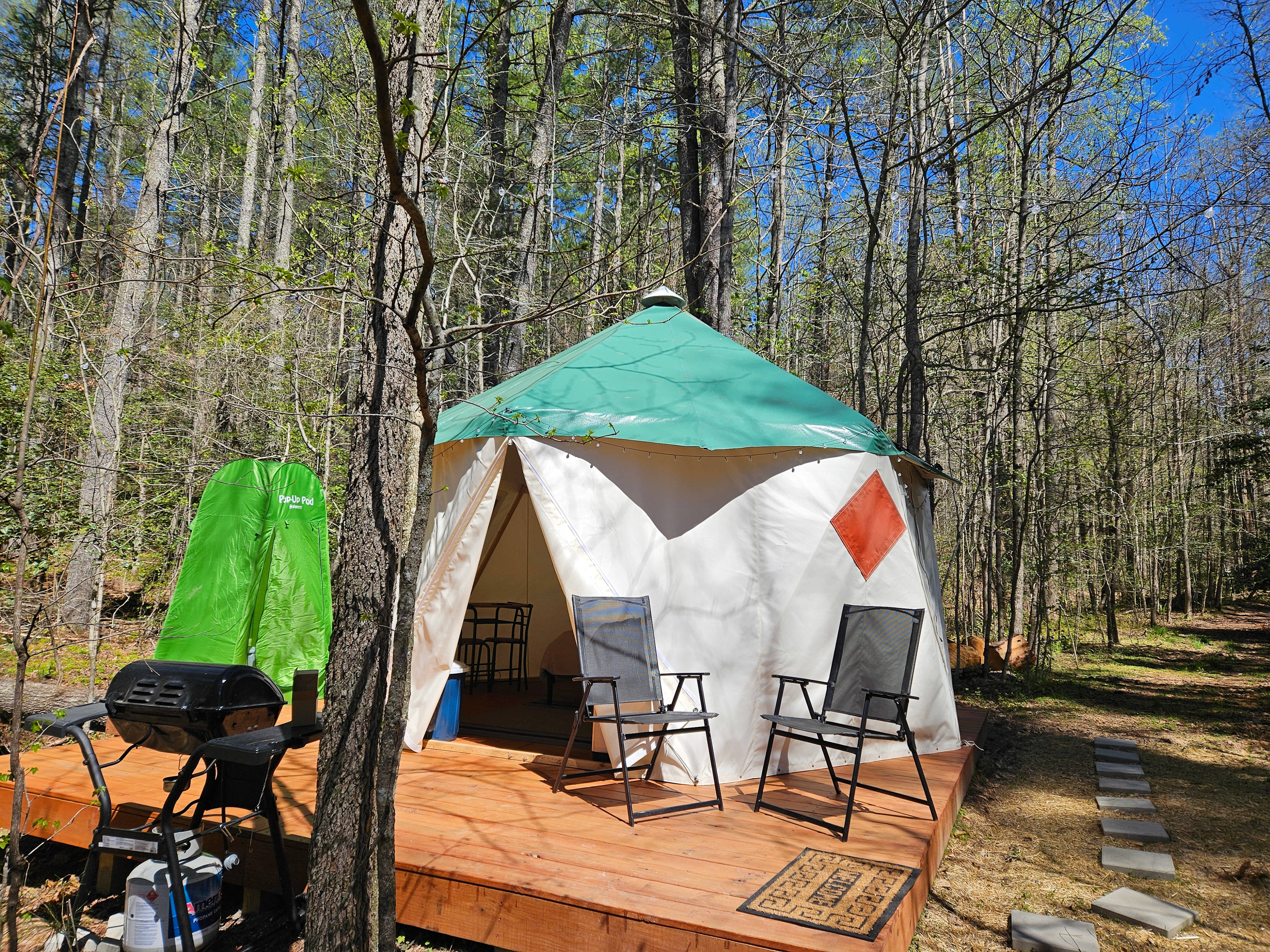 Yurt At Lake James And Fonta Flora