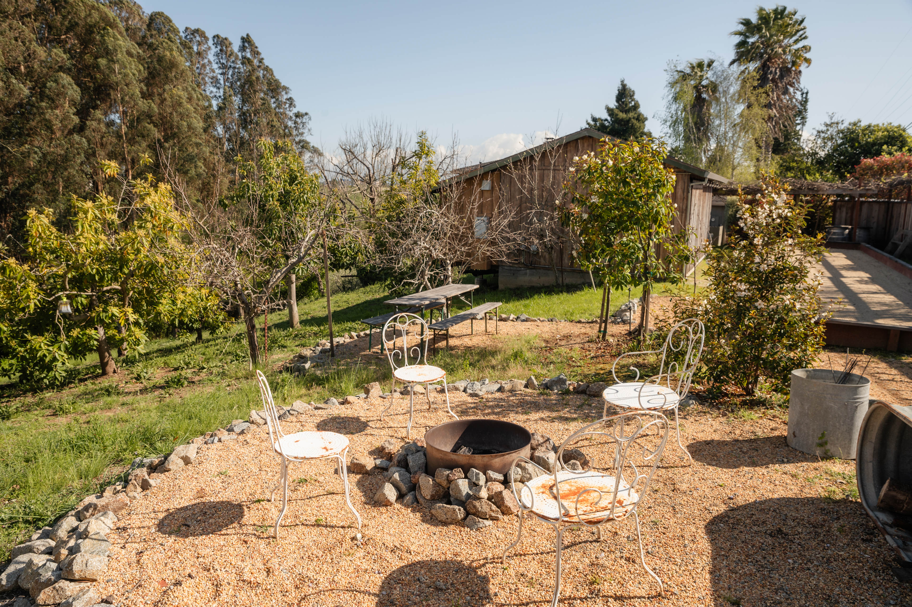 plenty seating to enjoy the view